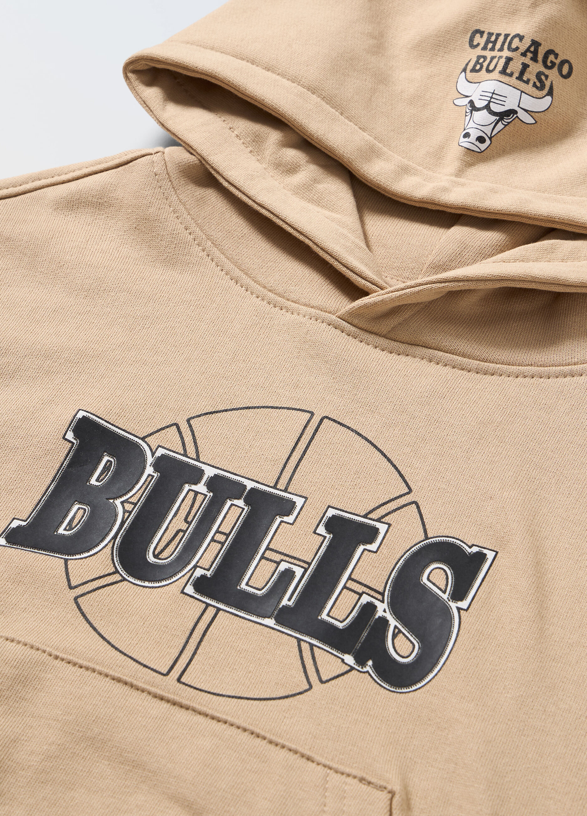 Felpa NBA con cappuccio in french terry in puro cotone bambino_1