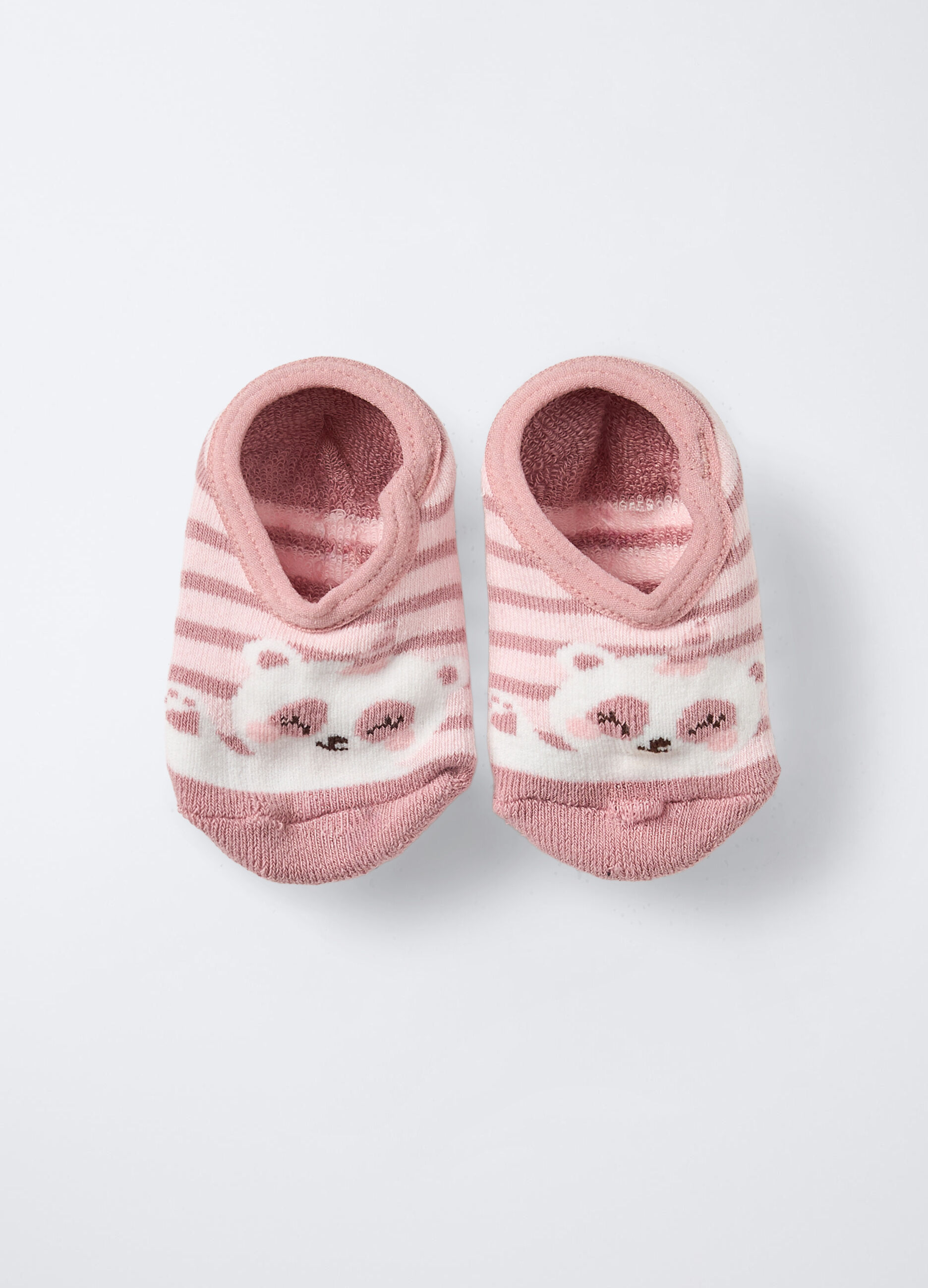 Scarpine in spugna misto cotone stretch neonata_0