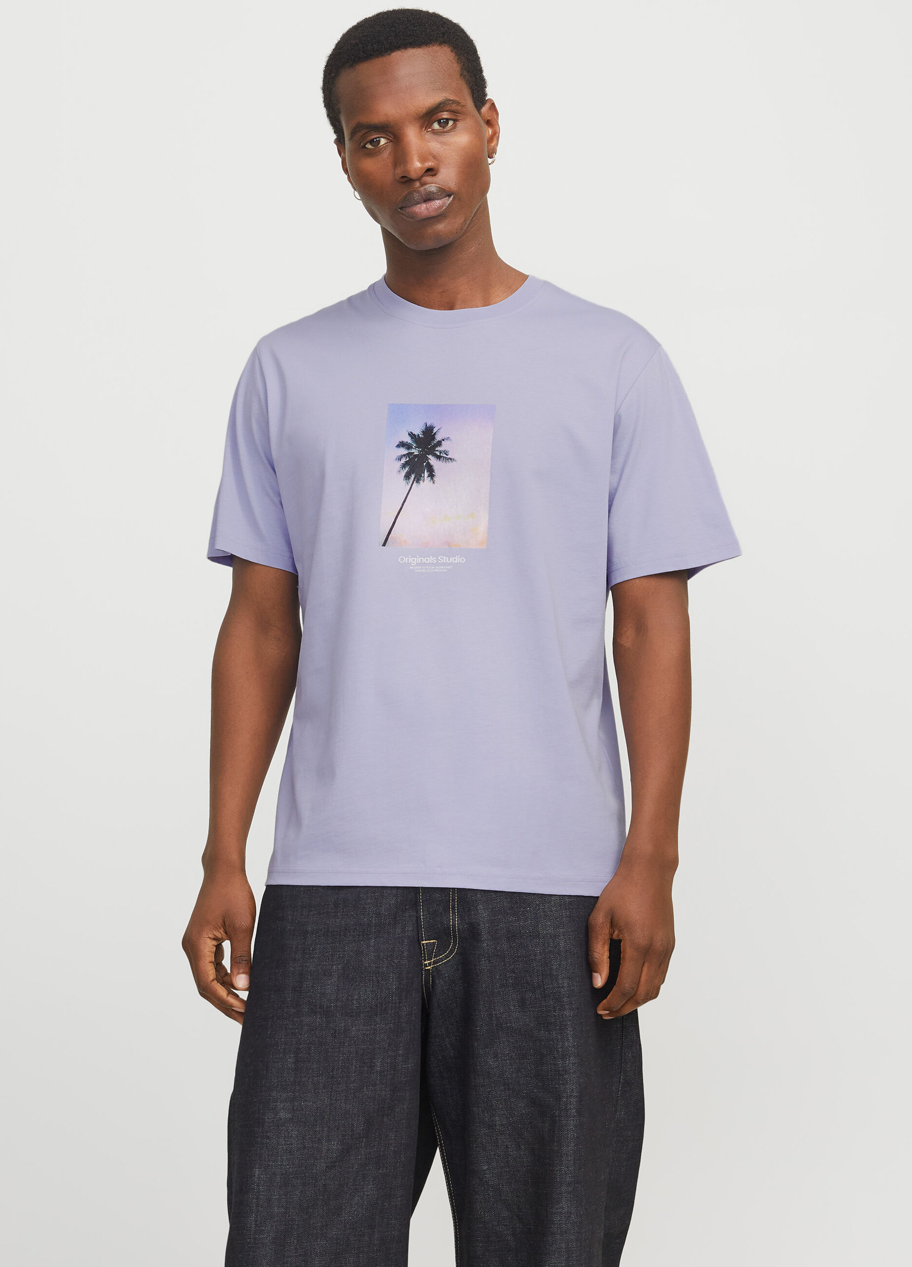T-shirt regular fit con stampa uomo_3