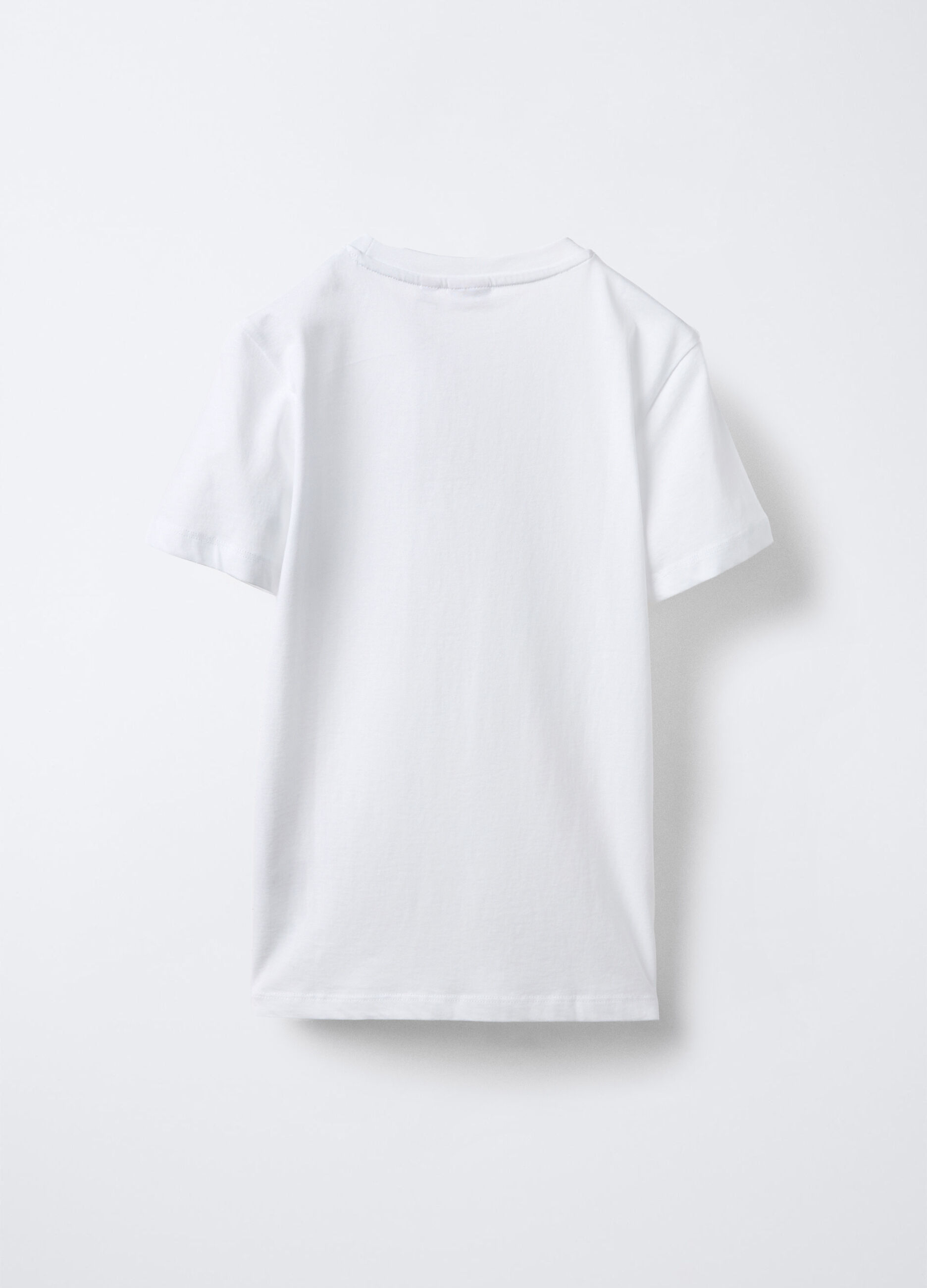 T-shirt girocollo in jersey di puro cotone ragazzo_1