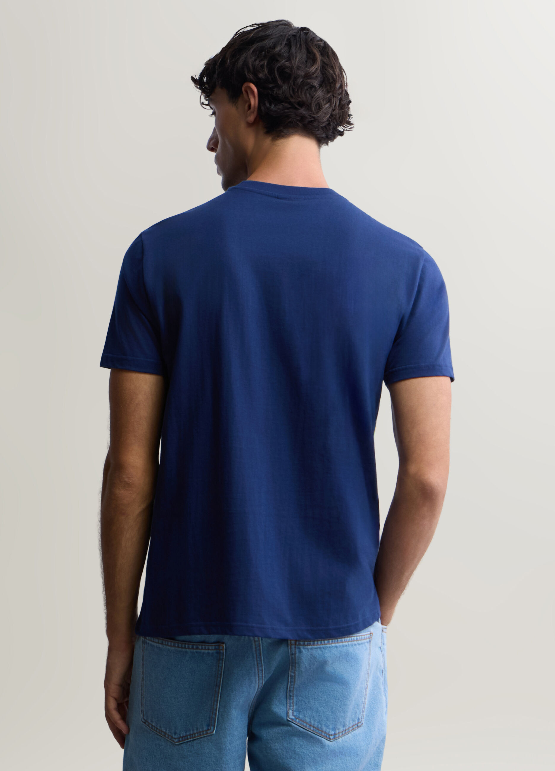 T-shirt girocollo in cotone con stampa Hard Rock Cafe uomo