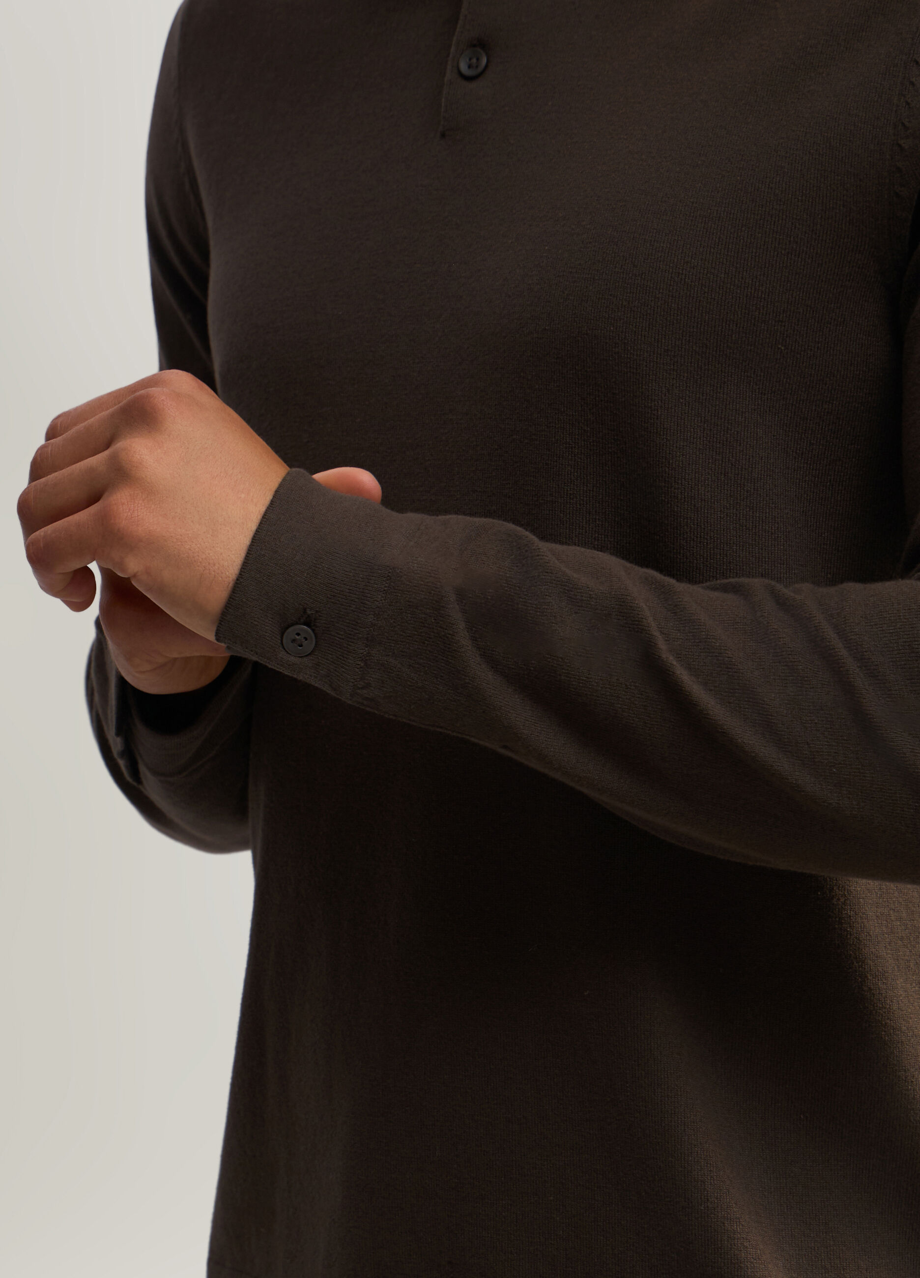 Polo in maglia misto cotone uomo