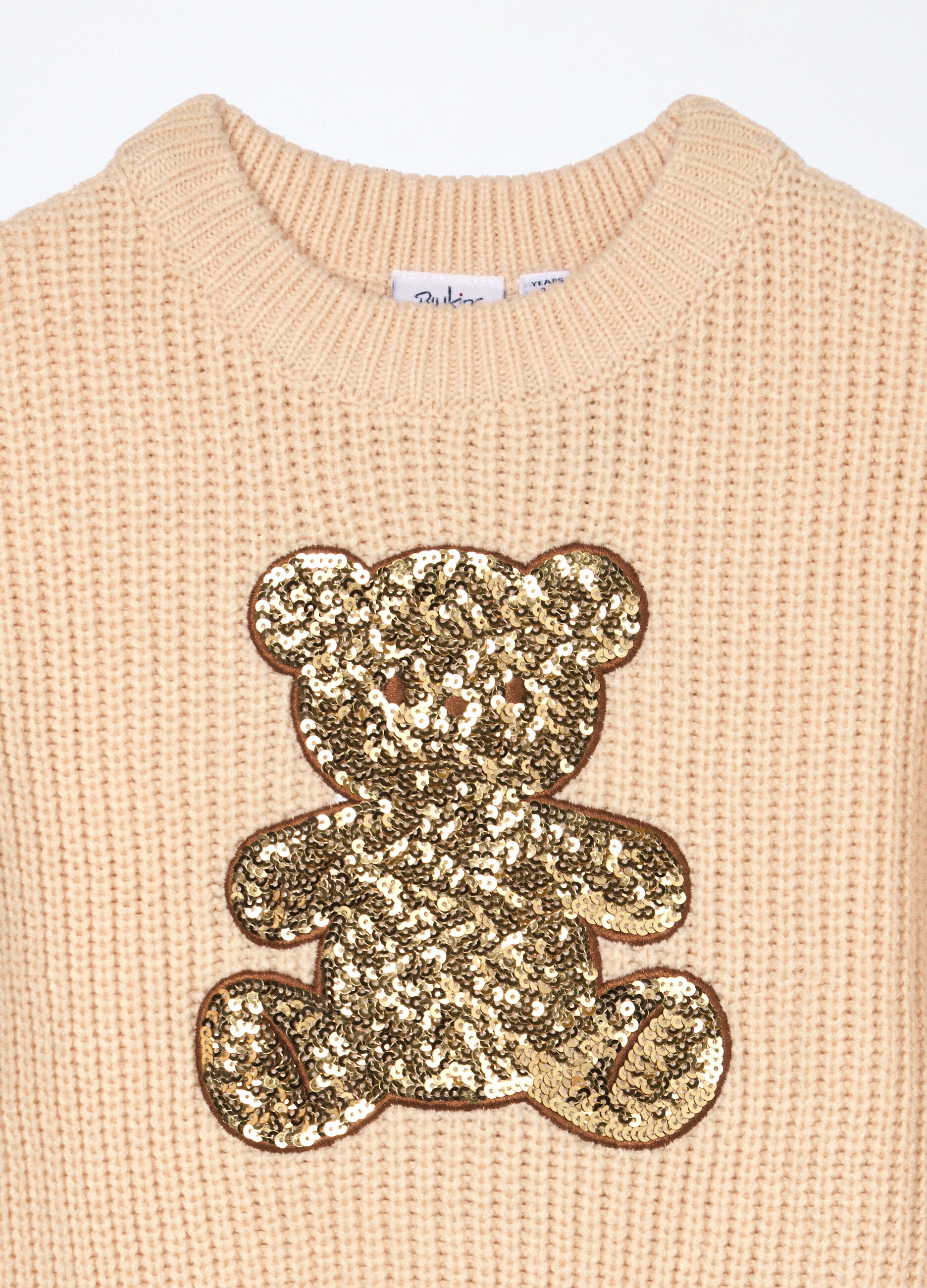 Tricot con paillettes bambina_2