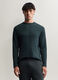 Maglia girocollo a maniche lunghe in cotone uomo_0