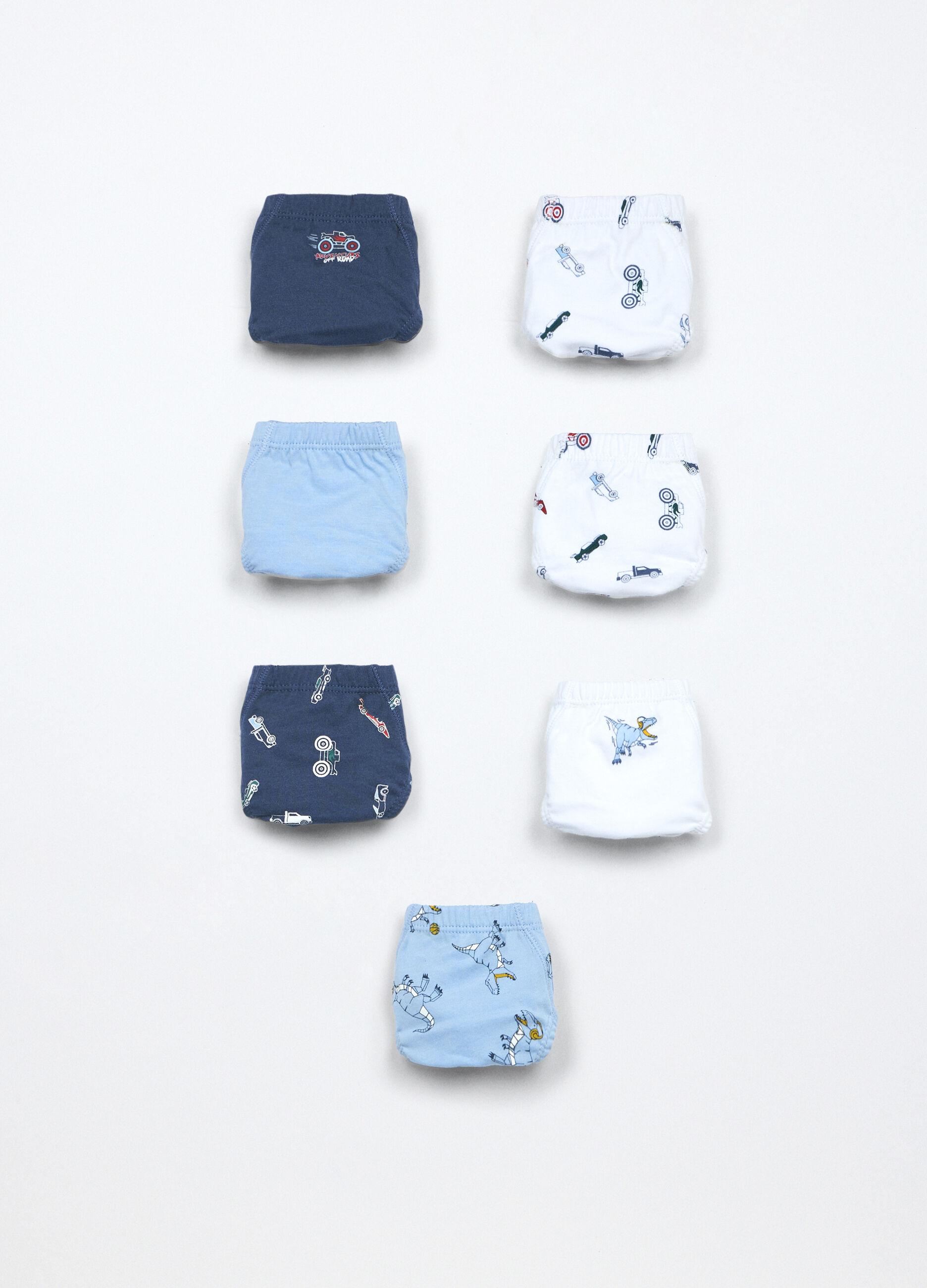Pack 7 slip in jersey di puro cotone bambino_0
