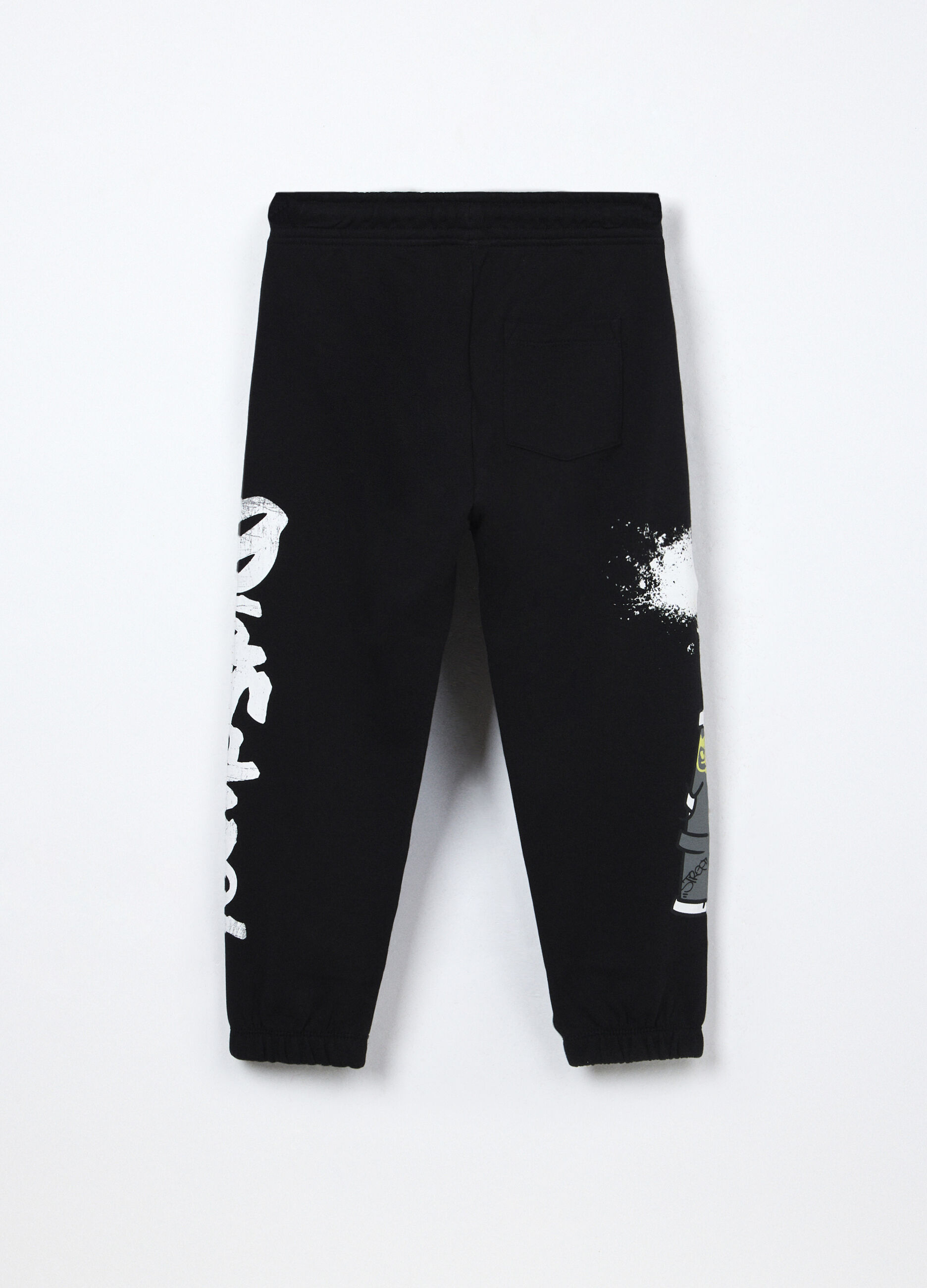Jogger in french terry di puro cotone bambino_1