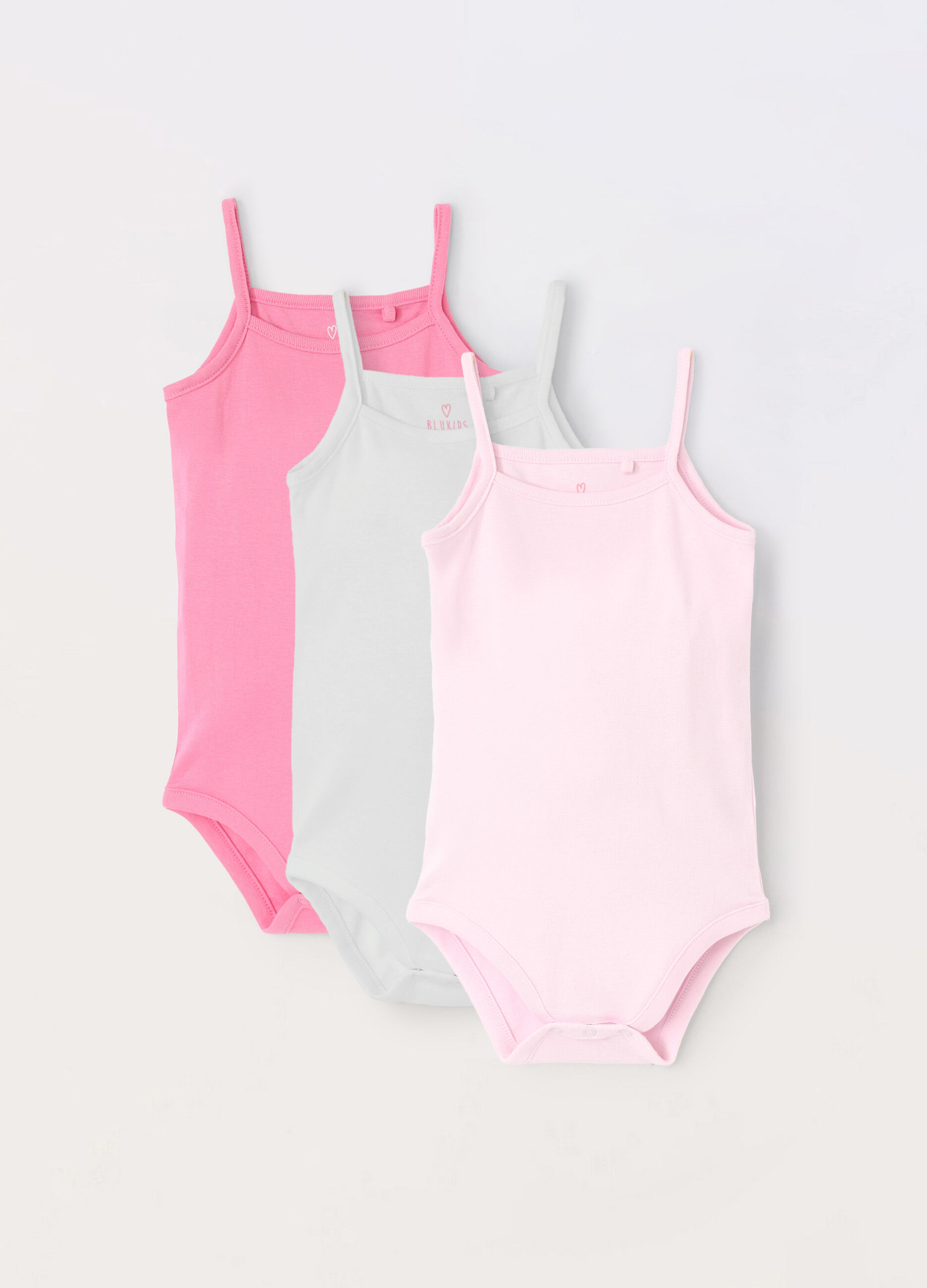 Pack 3 body in puro cotone neonata_0