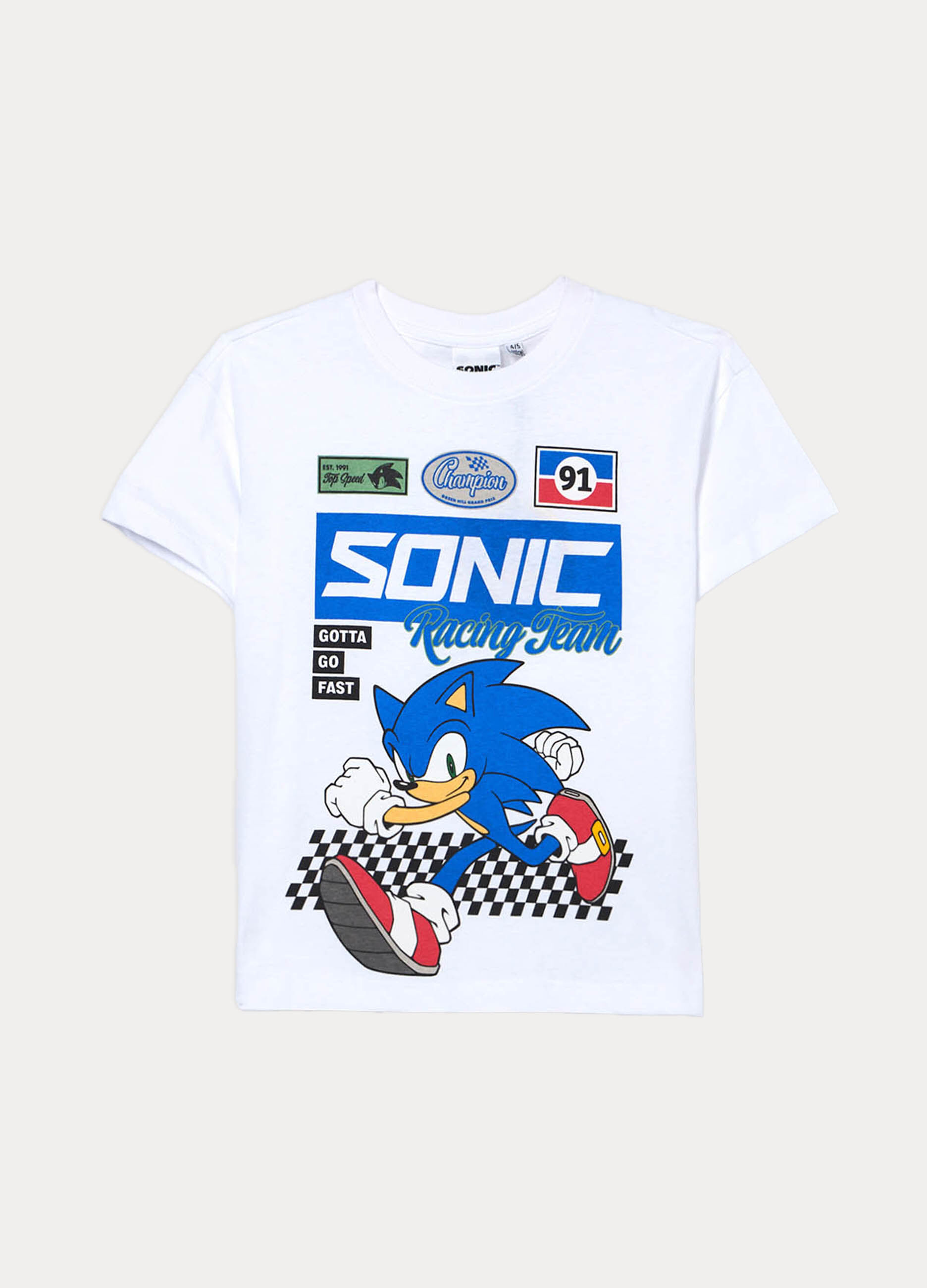 T-shirt girocollo Sonic bambino_0