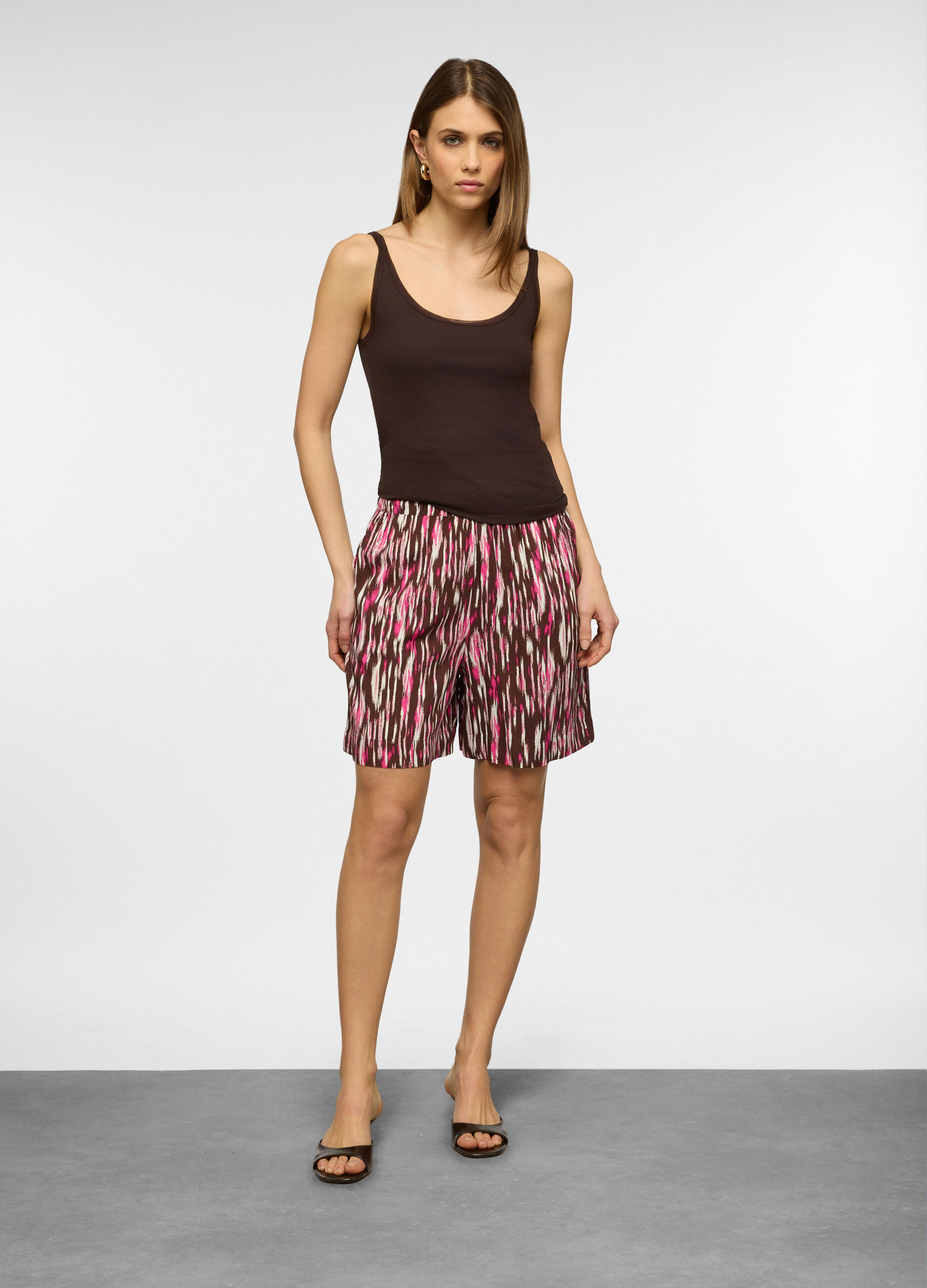Shorts in pura viscosa donna_0