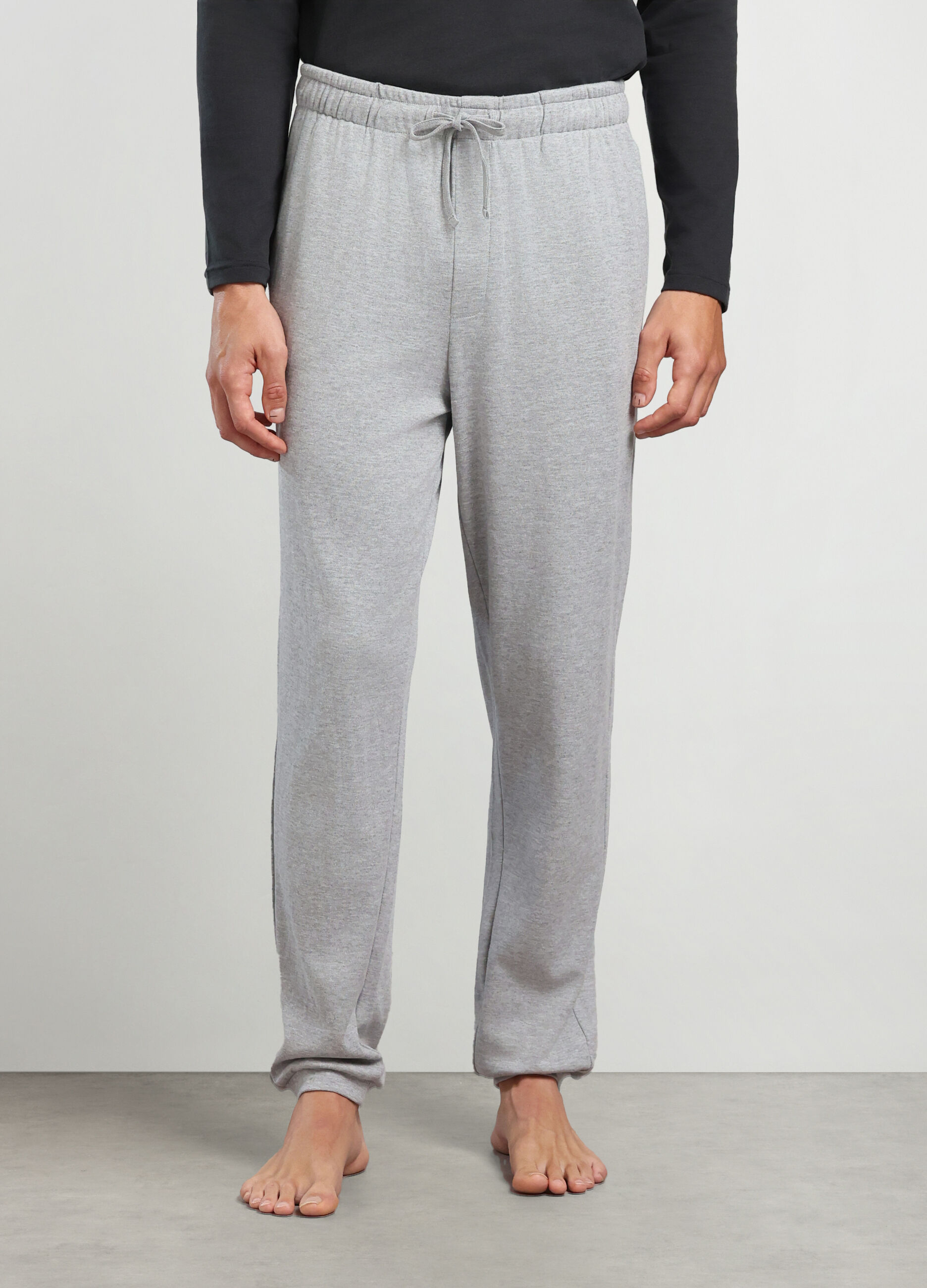 Jogger in interlock di cotone uomo_0