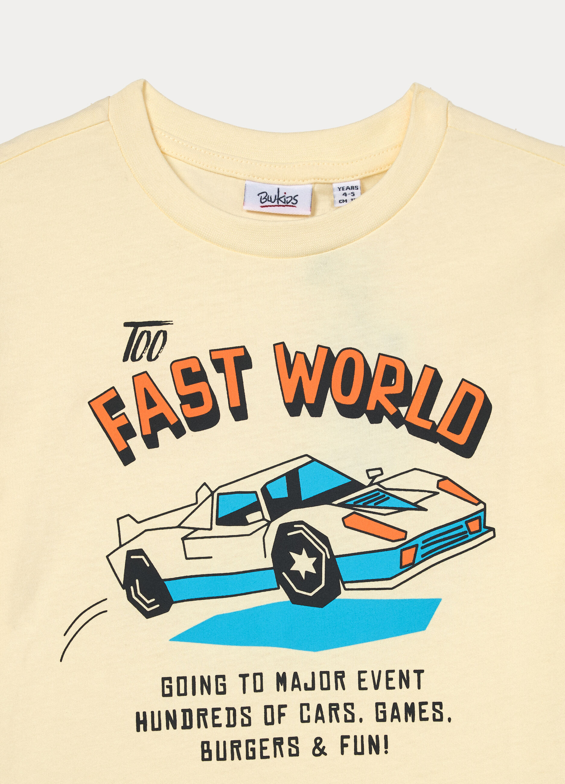 T-shirt con stampa in jersey di puro cotone bambino_2