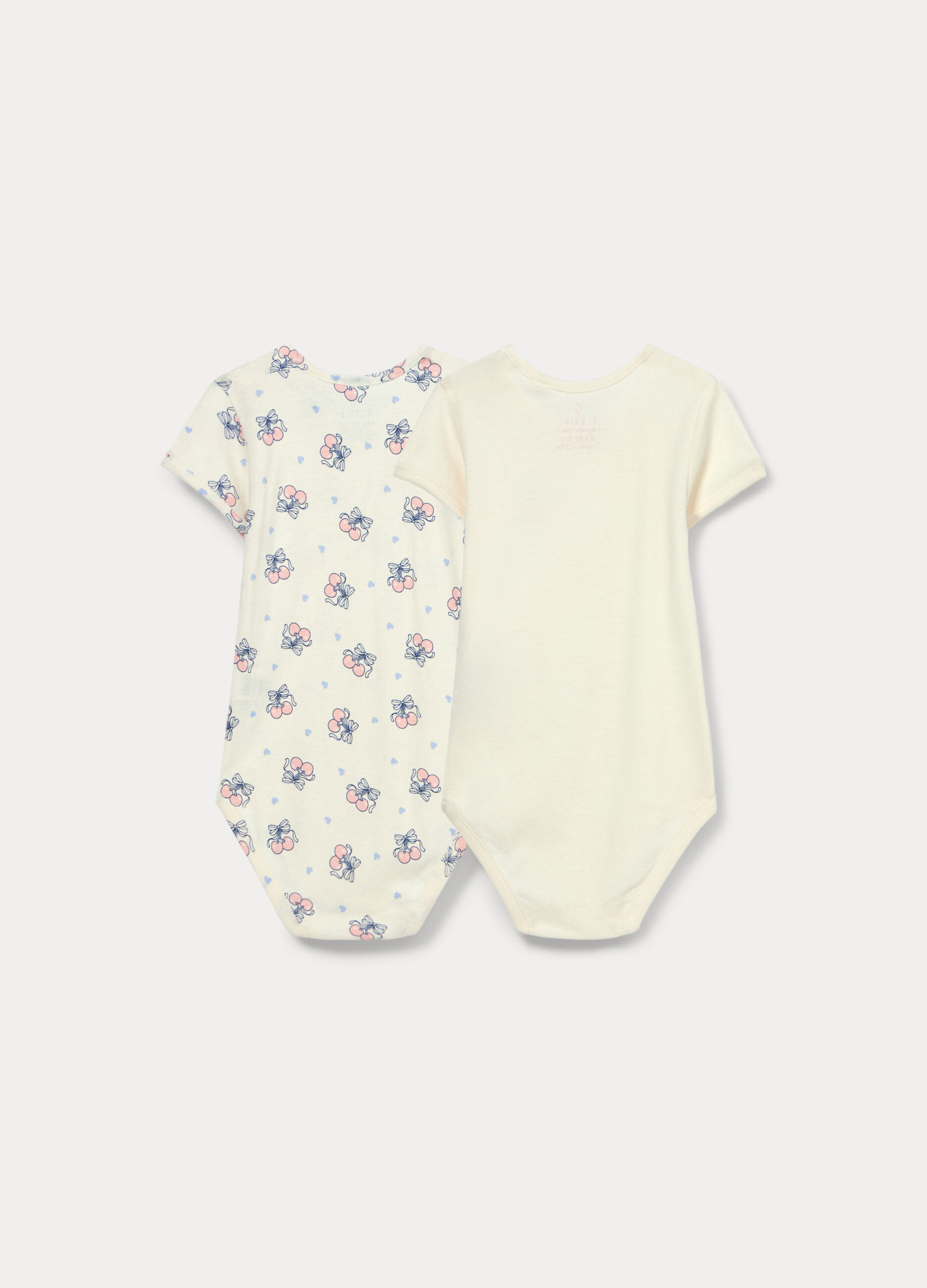 Pack 2 body in costina di puro cotone _1