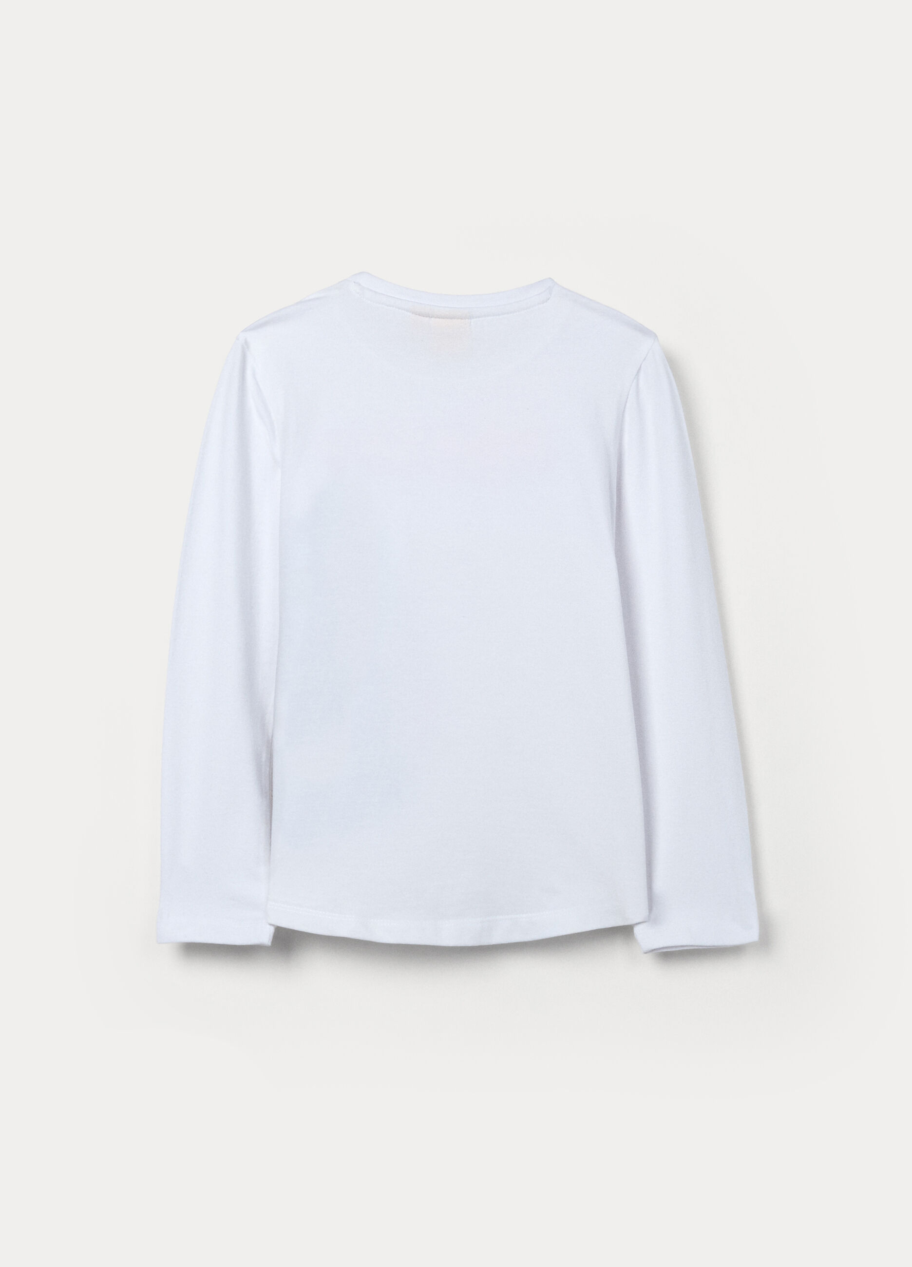 T-shirt Stitch in jersey di cotone stretch bambina_1