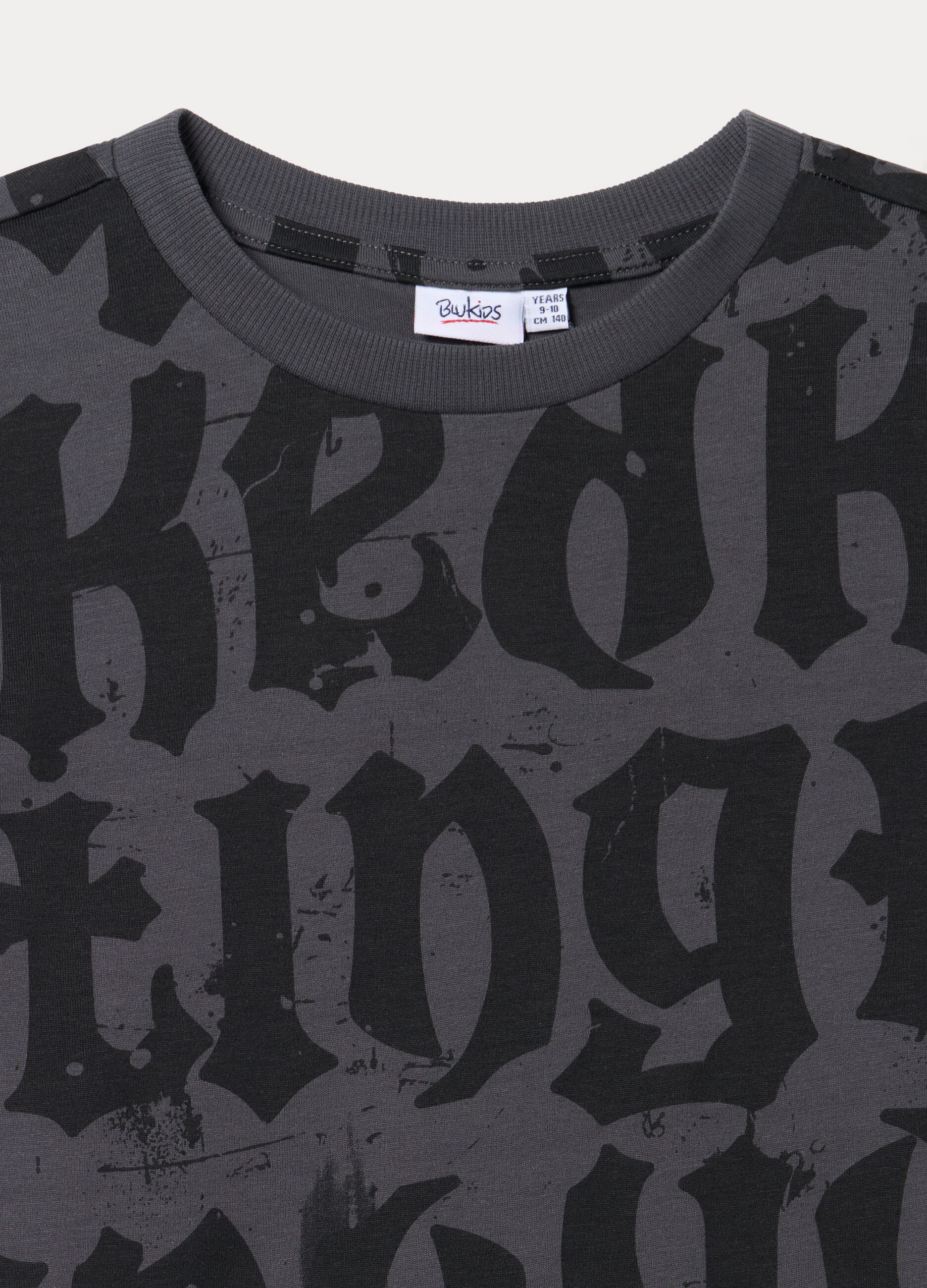 T-shirt girocollo in jersey di puro cotone ragazzo_2
