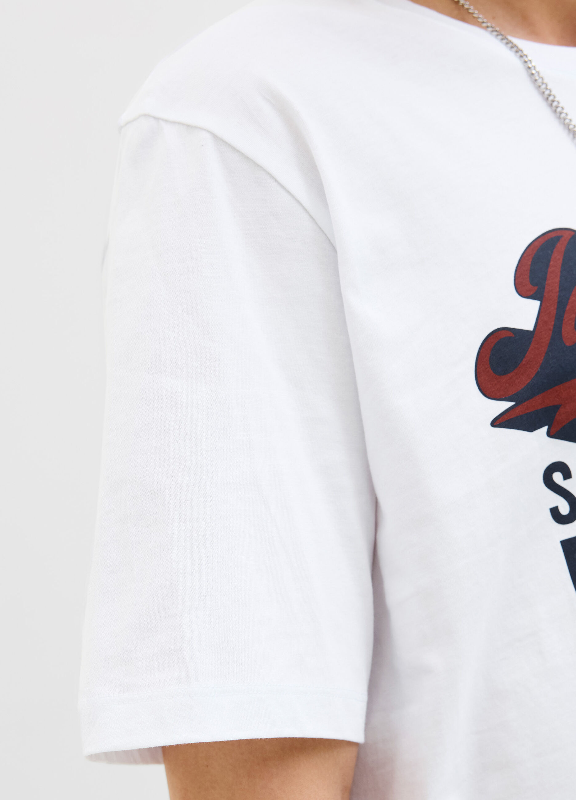 T-shirt girocollo con stampa uomo_4