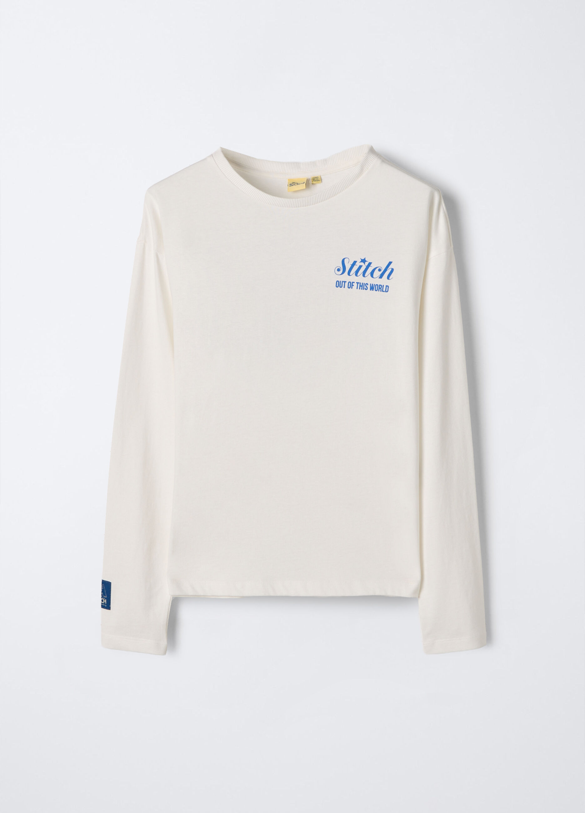 T-shirt Fit Over in jersey di puro cotone ragazza_0