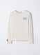 T-shirt Fit Over in jersey di puro cotone ragazza_0