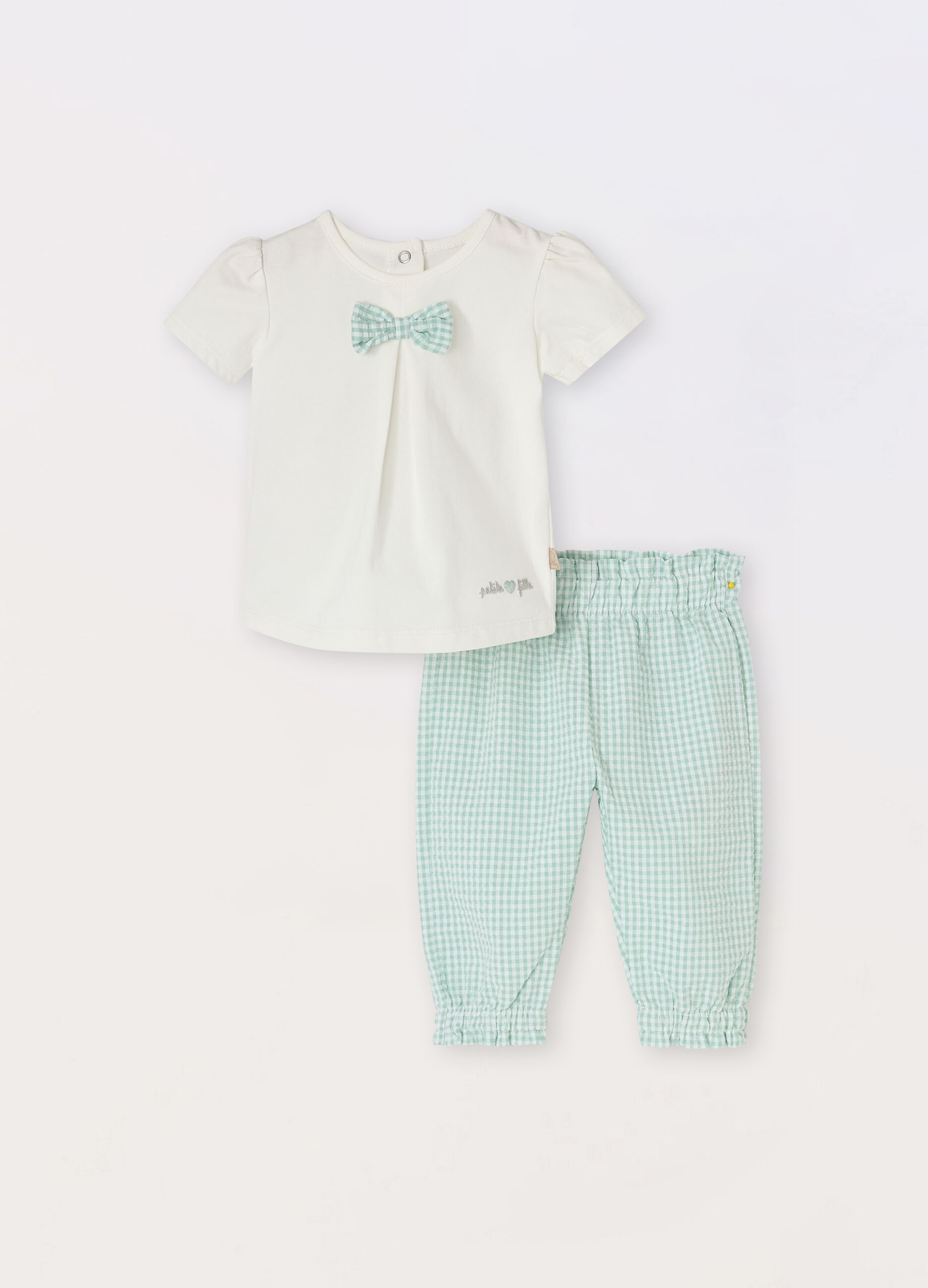 Jogging set in cotone stretch neonata_0
