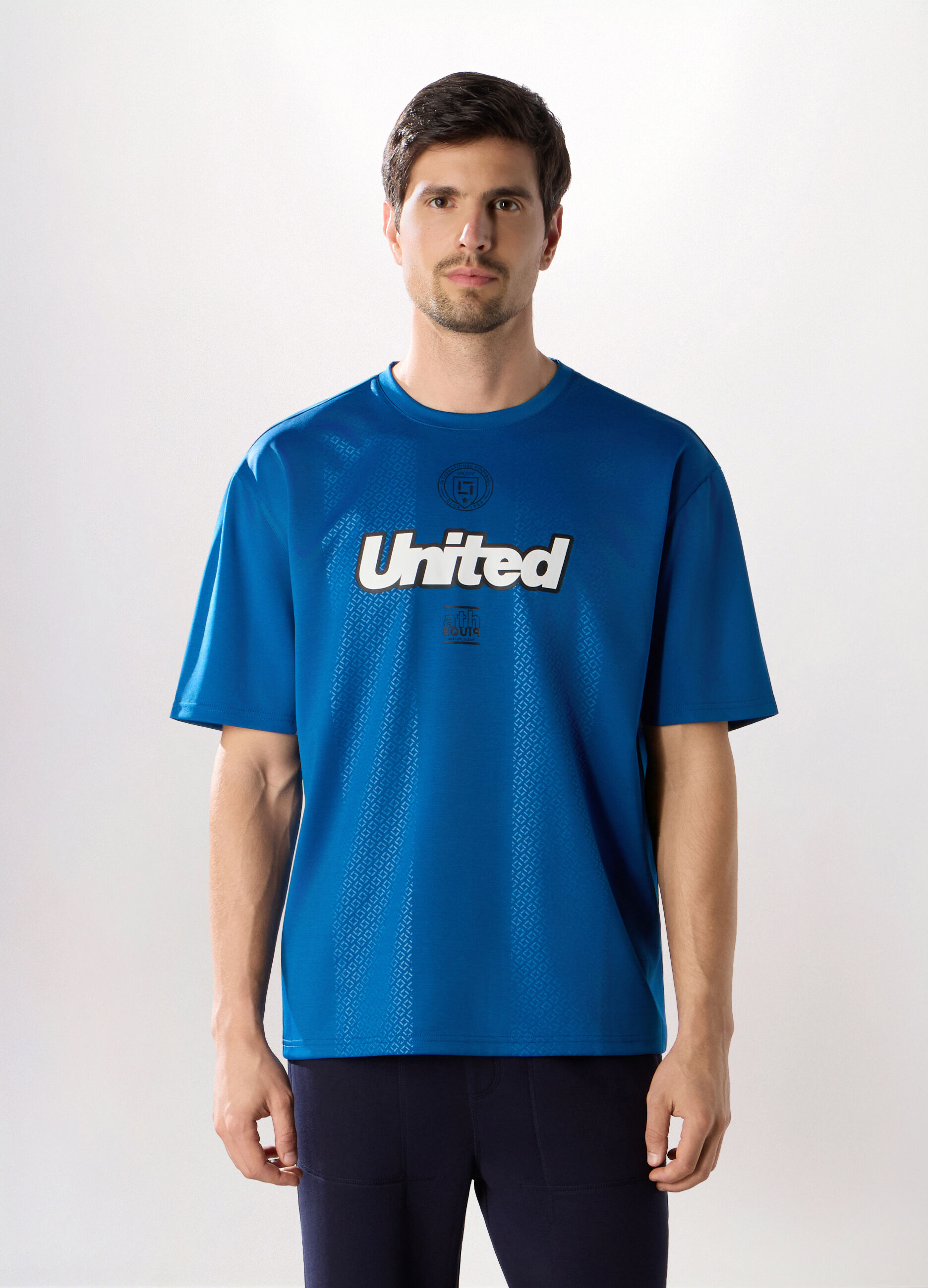 T-shirt football con stampa uomo_0