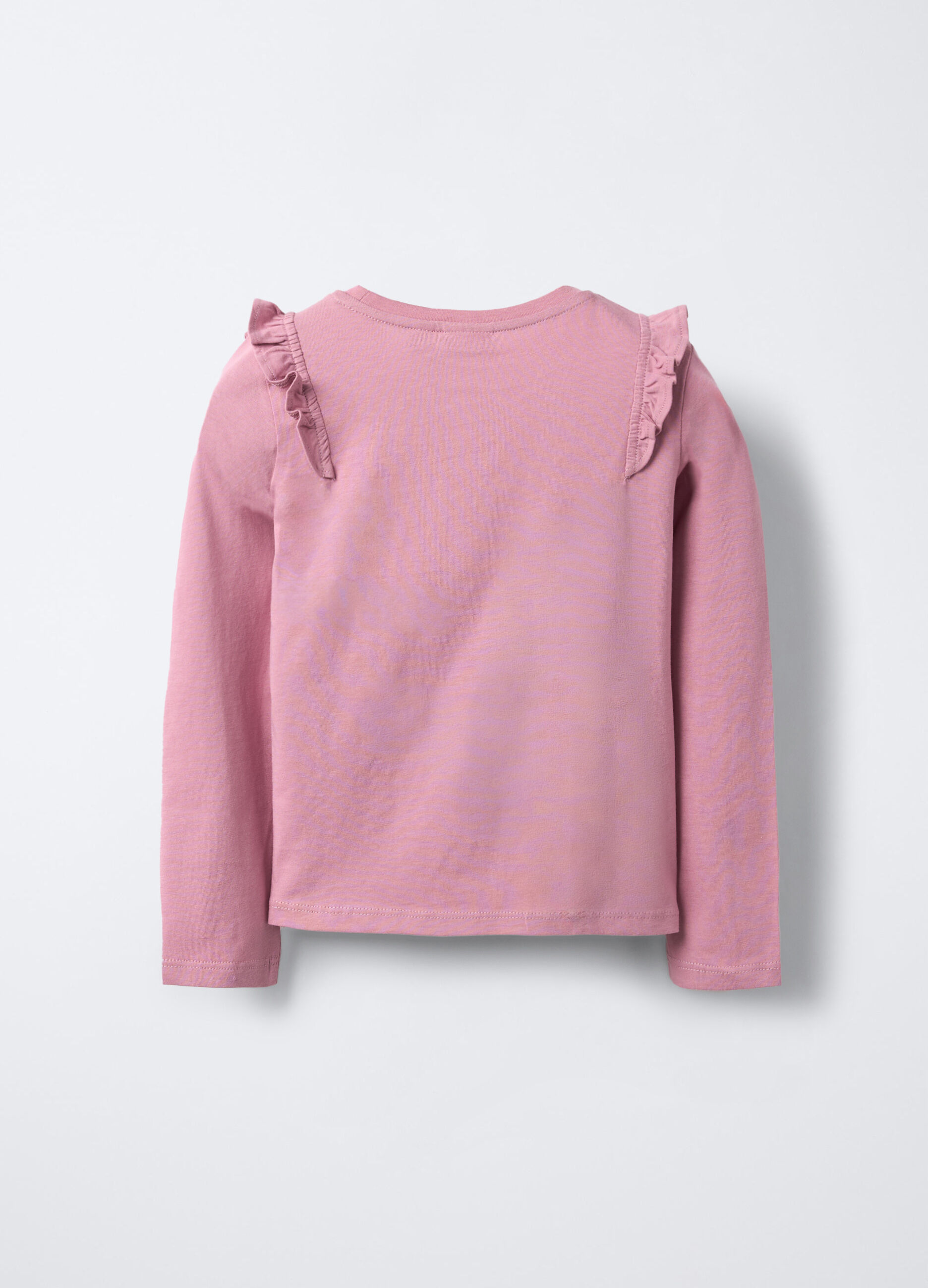 T-shirt in jersey di puro cotone bambina_1