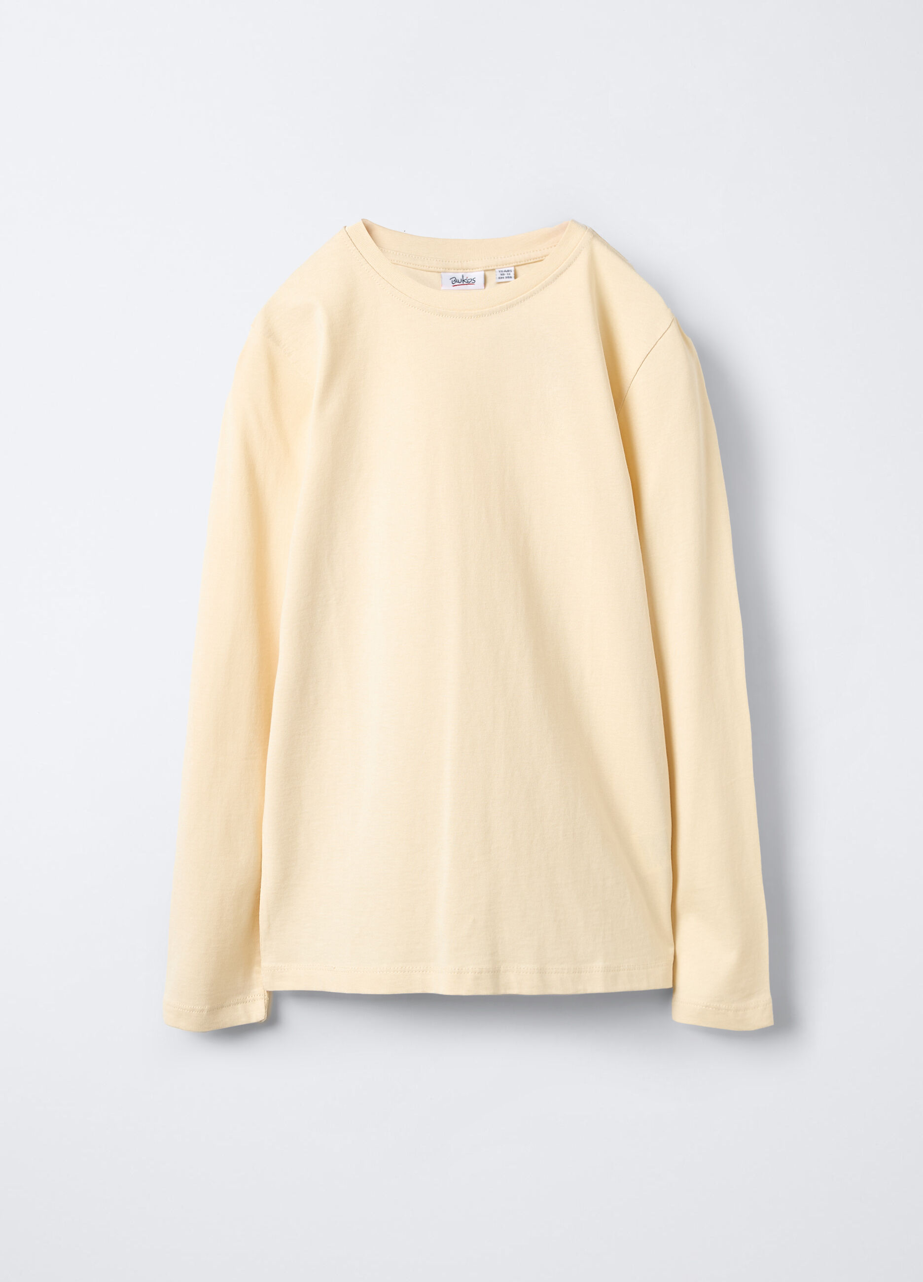 T-shirt girocollo in jersey di puro cotone ragazzo_0