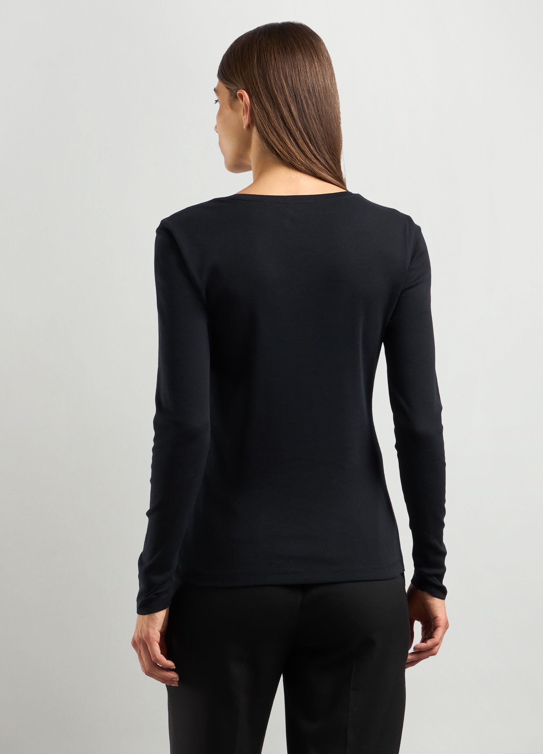 T-shirt in puro cotone donna_1