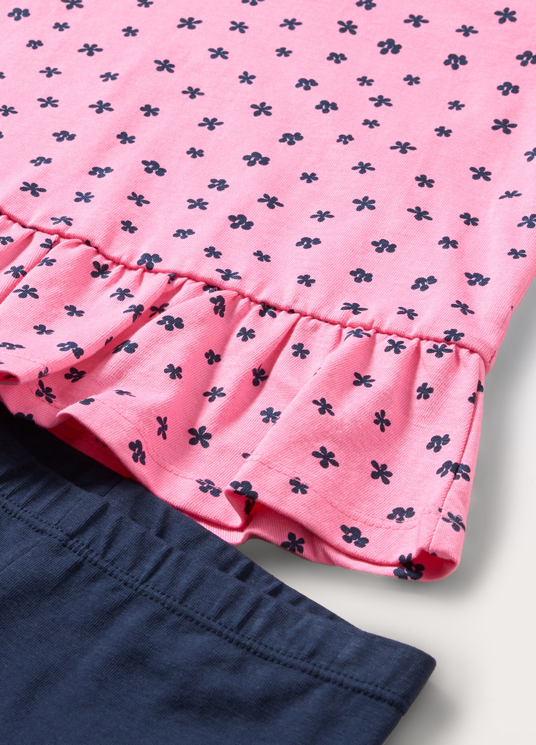 Jogging set in jersey di puro cotone neonata_1