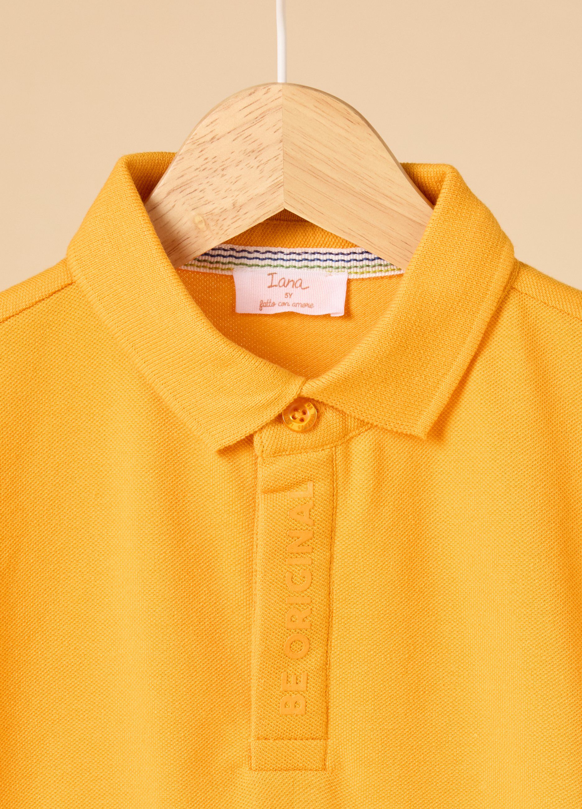 Polo IANA in puro cotone Piquet bambino_1
