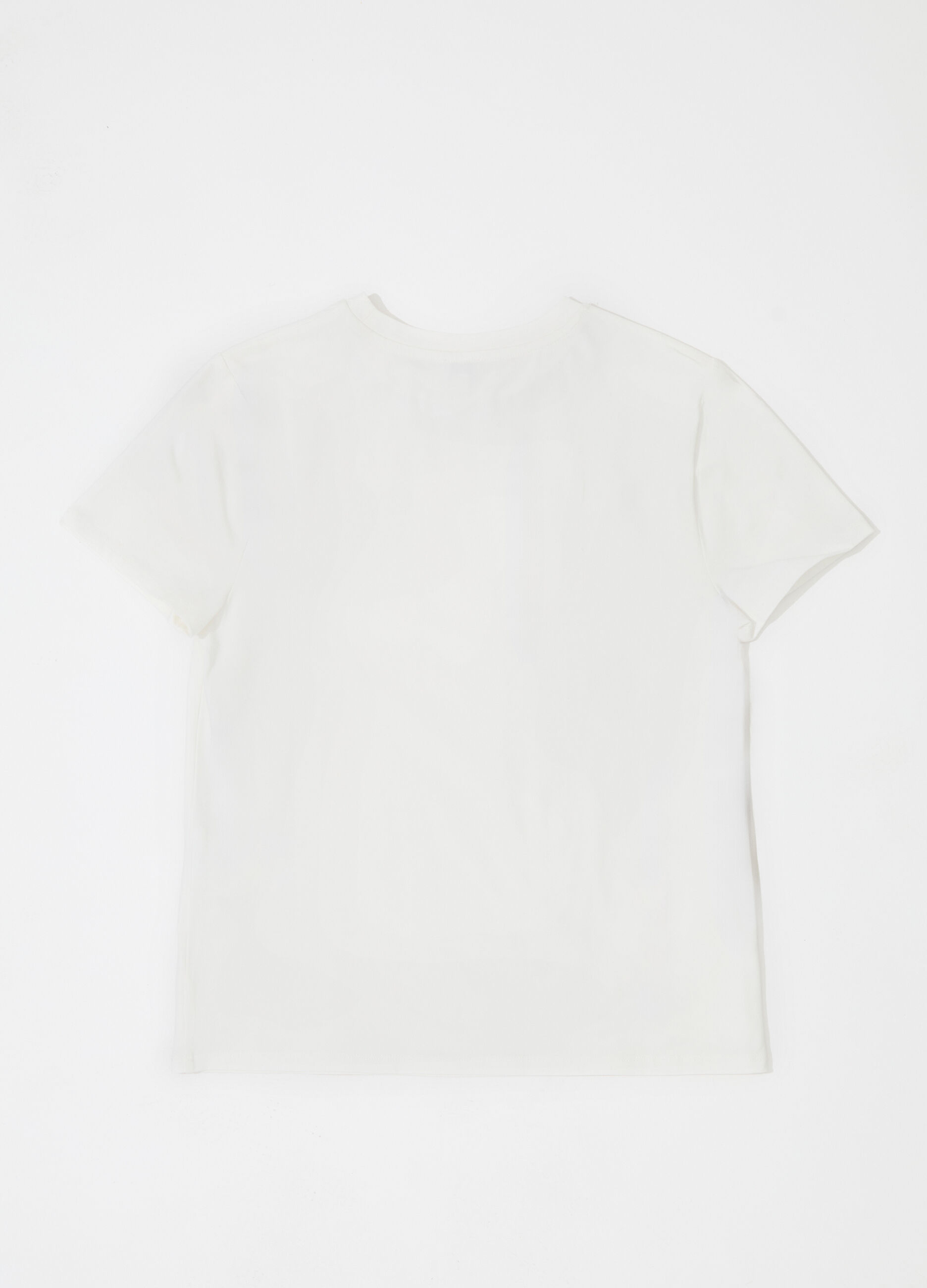 T-shirt gioiello in cotone stretch donna_5