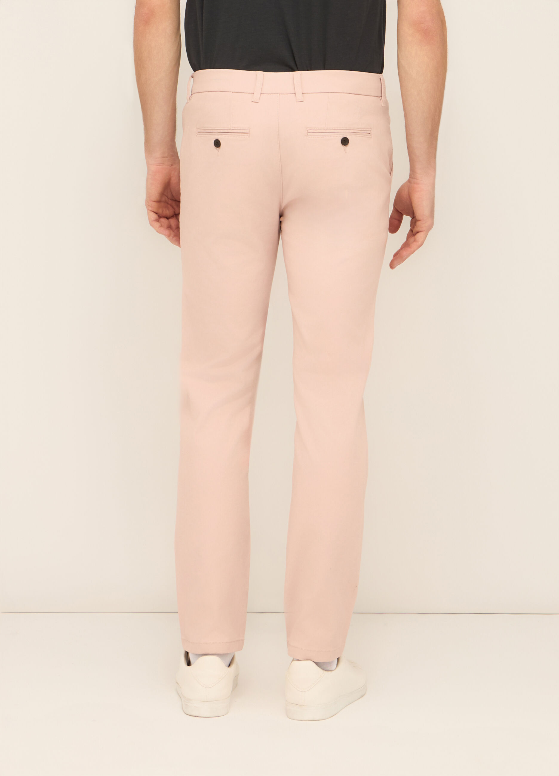 Chino slim fit in cotone stretch uomo_1