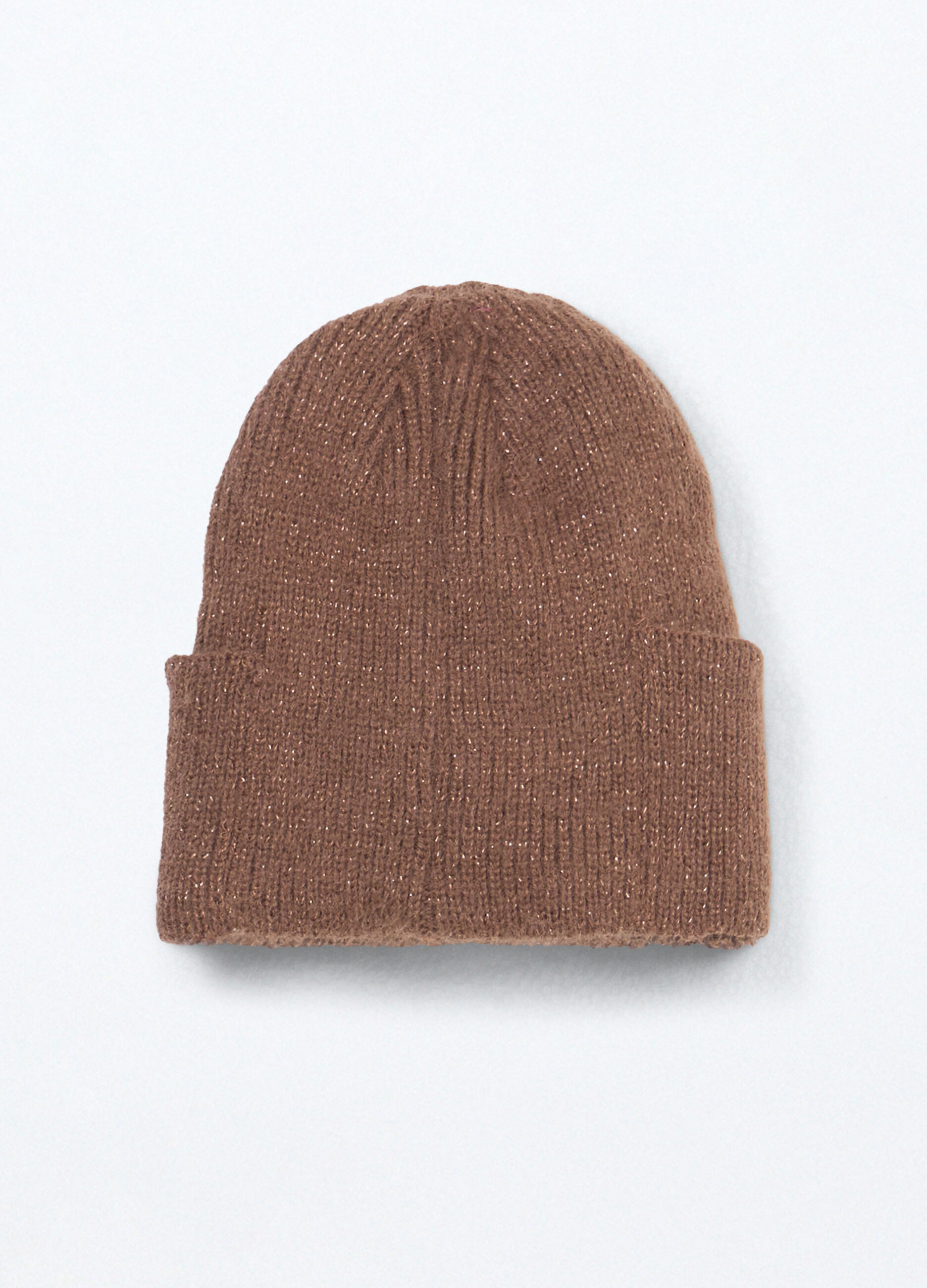 Berretto tricot con fiocco_1
