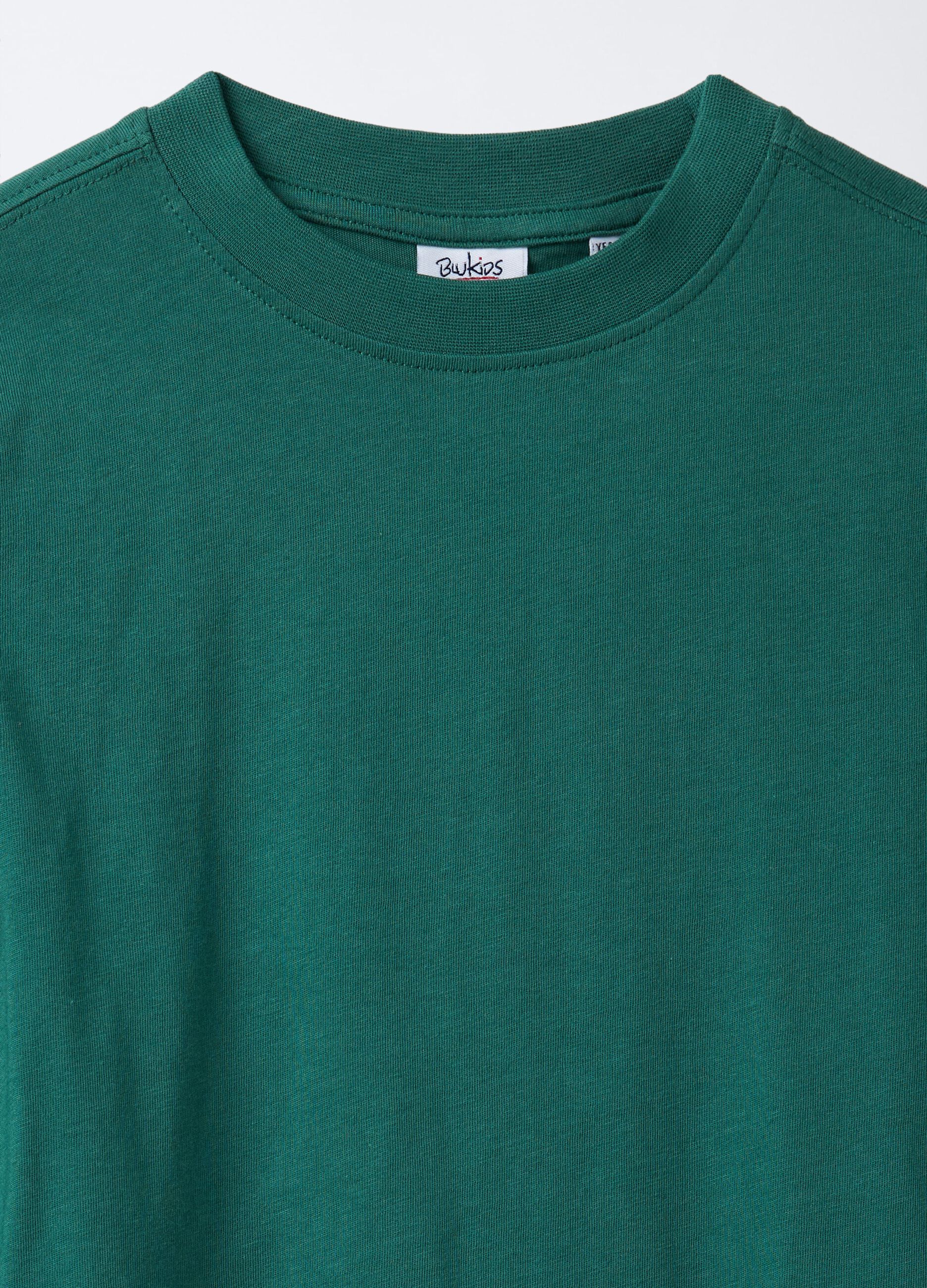 T-shirt girocollo in jersey di puro cotone bambino_2