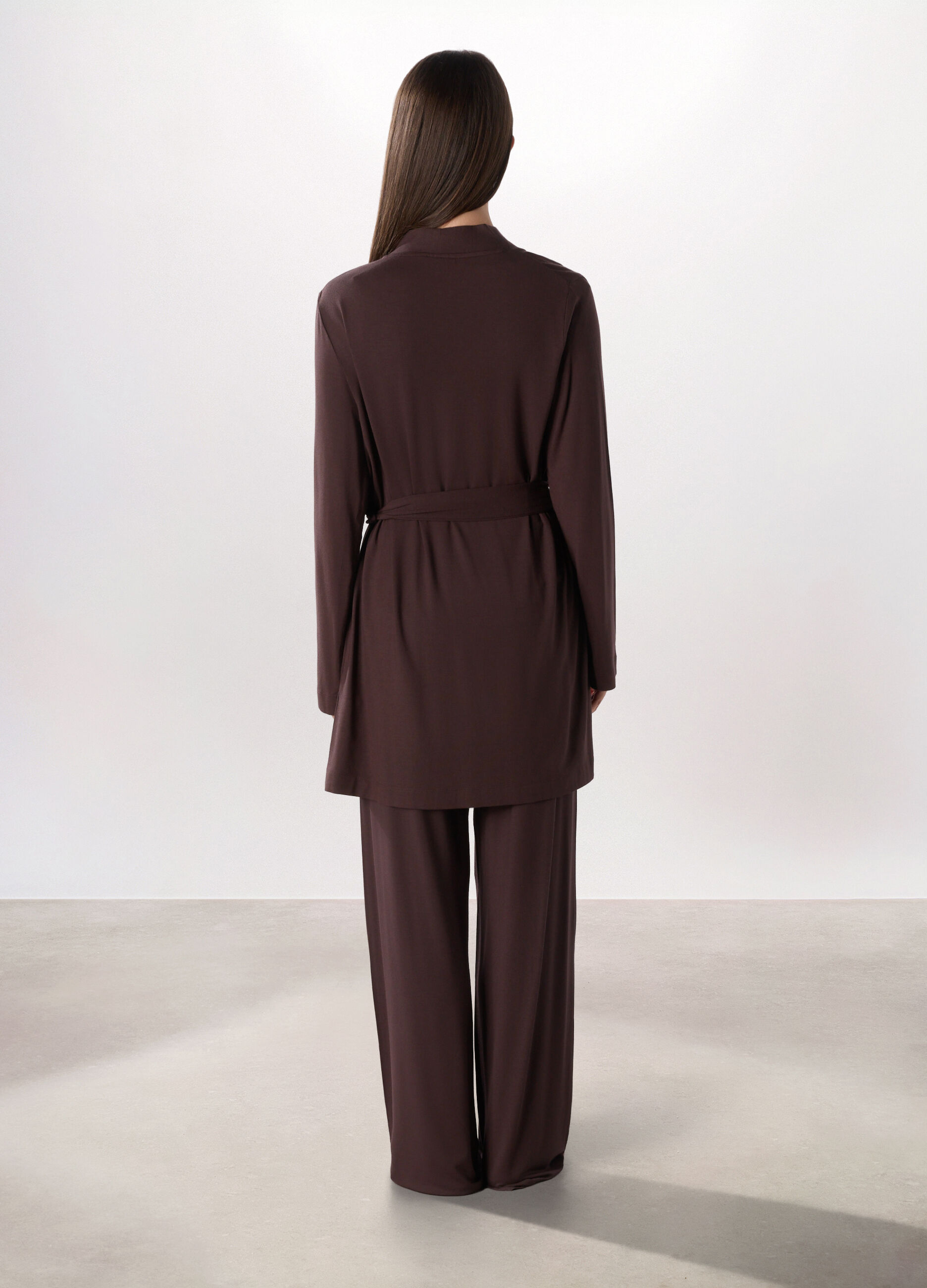 Vestaglia in modal stretch donna_1