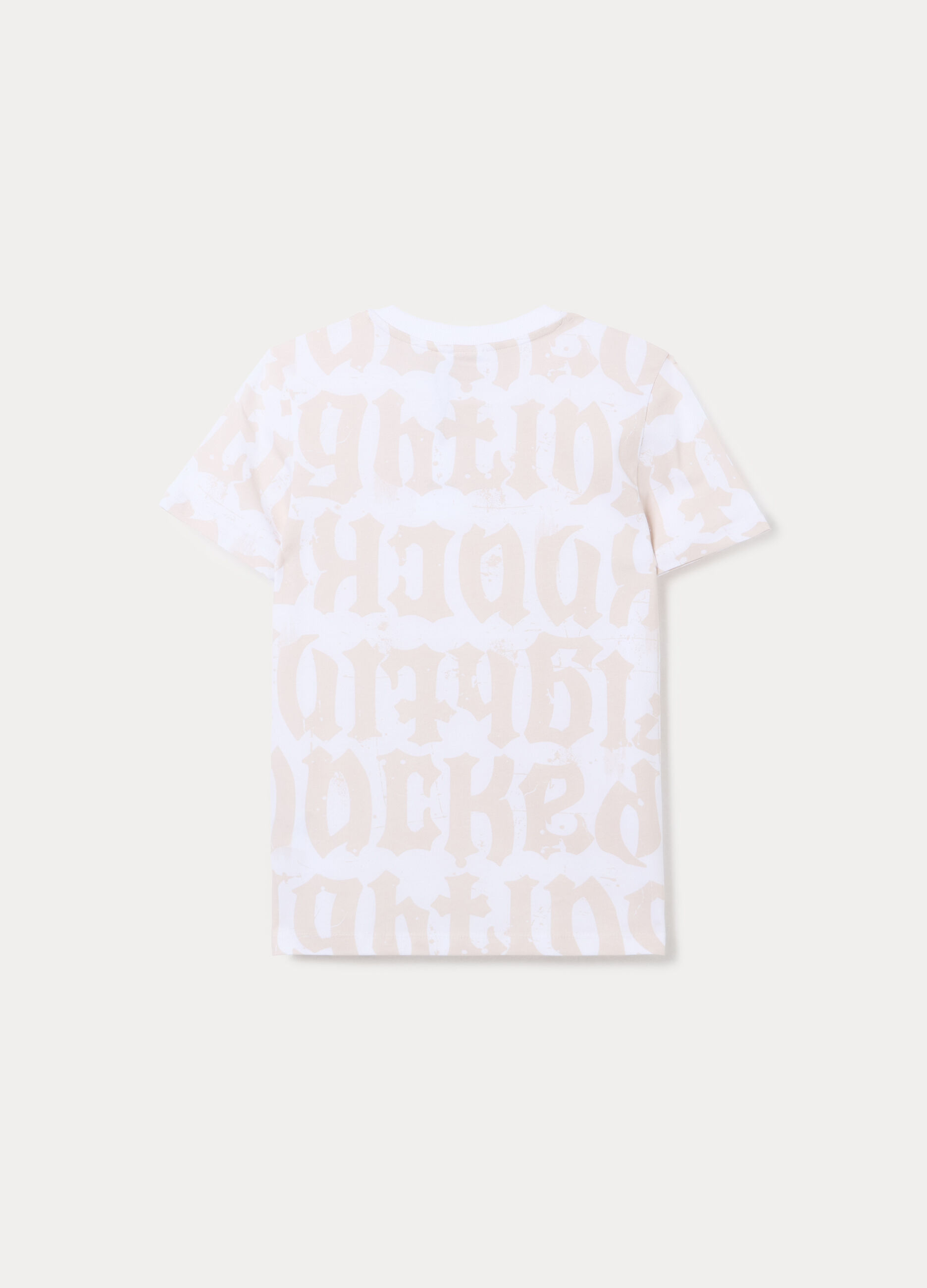 T-shirt girocollo in jersey di puro cotone ragazzo_2