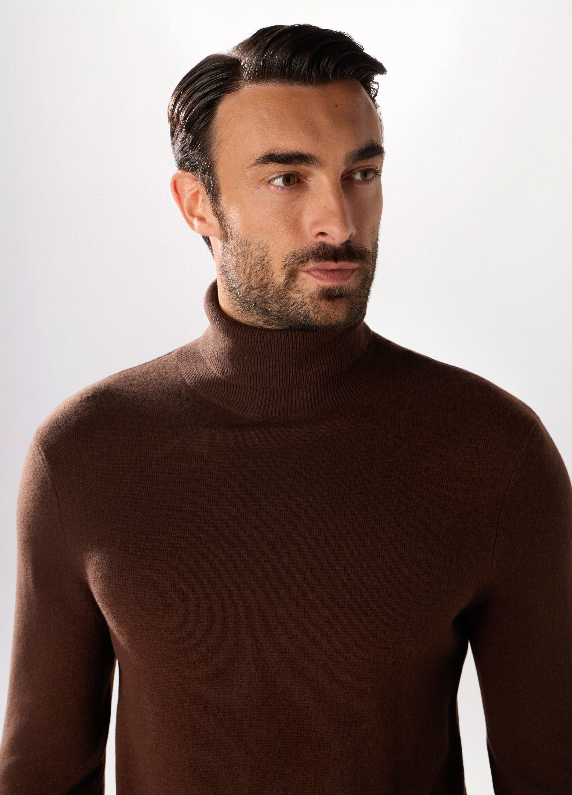 Dolcevita a maniche lunghe in lambswool uomo_2