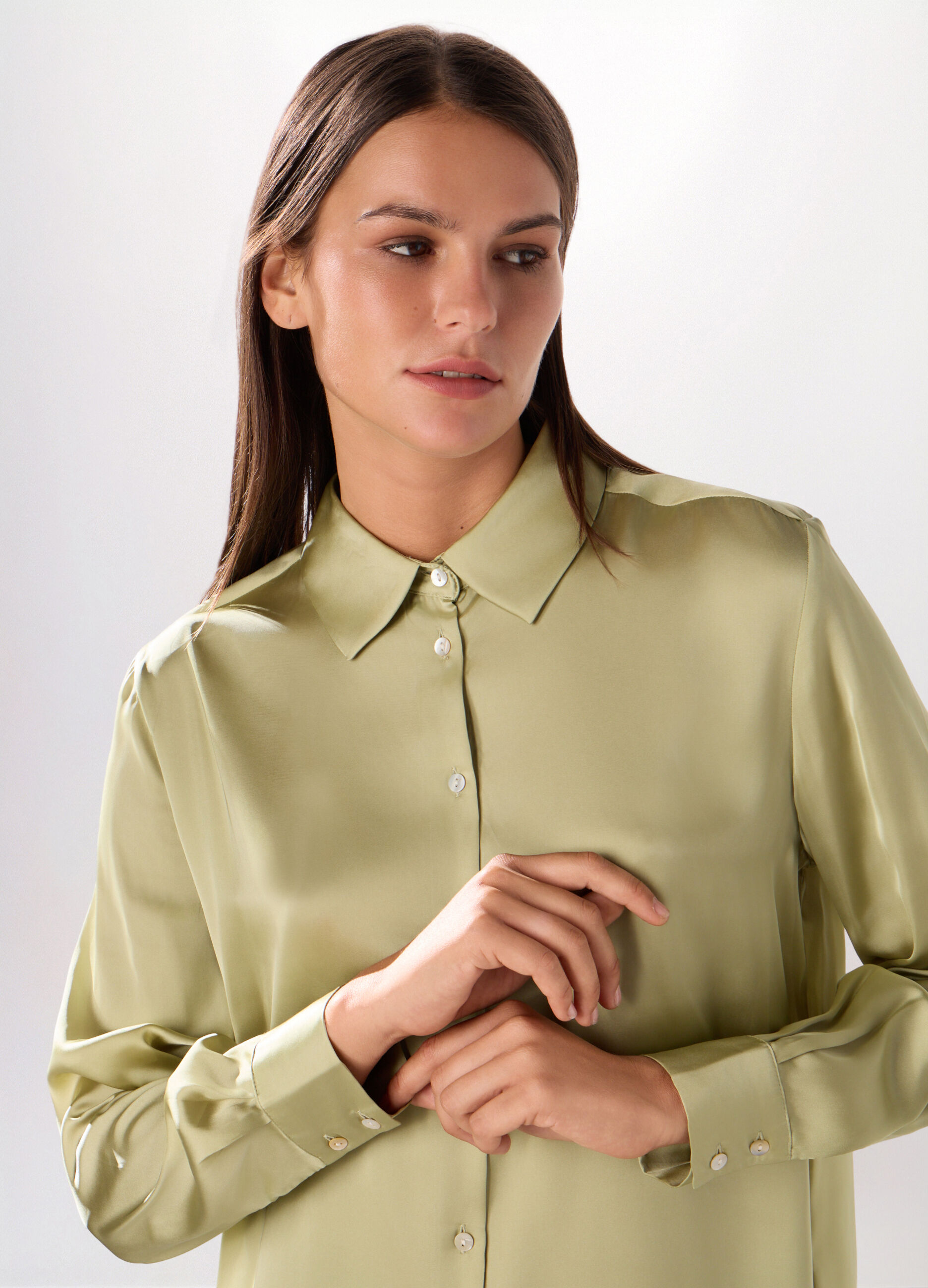 Camicia in raso donna_2