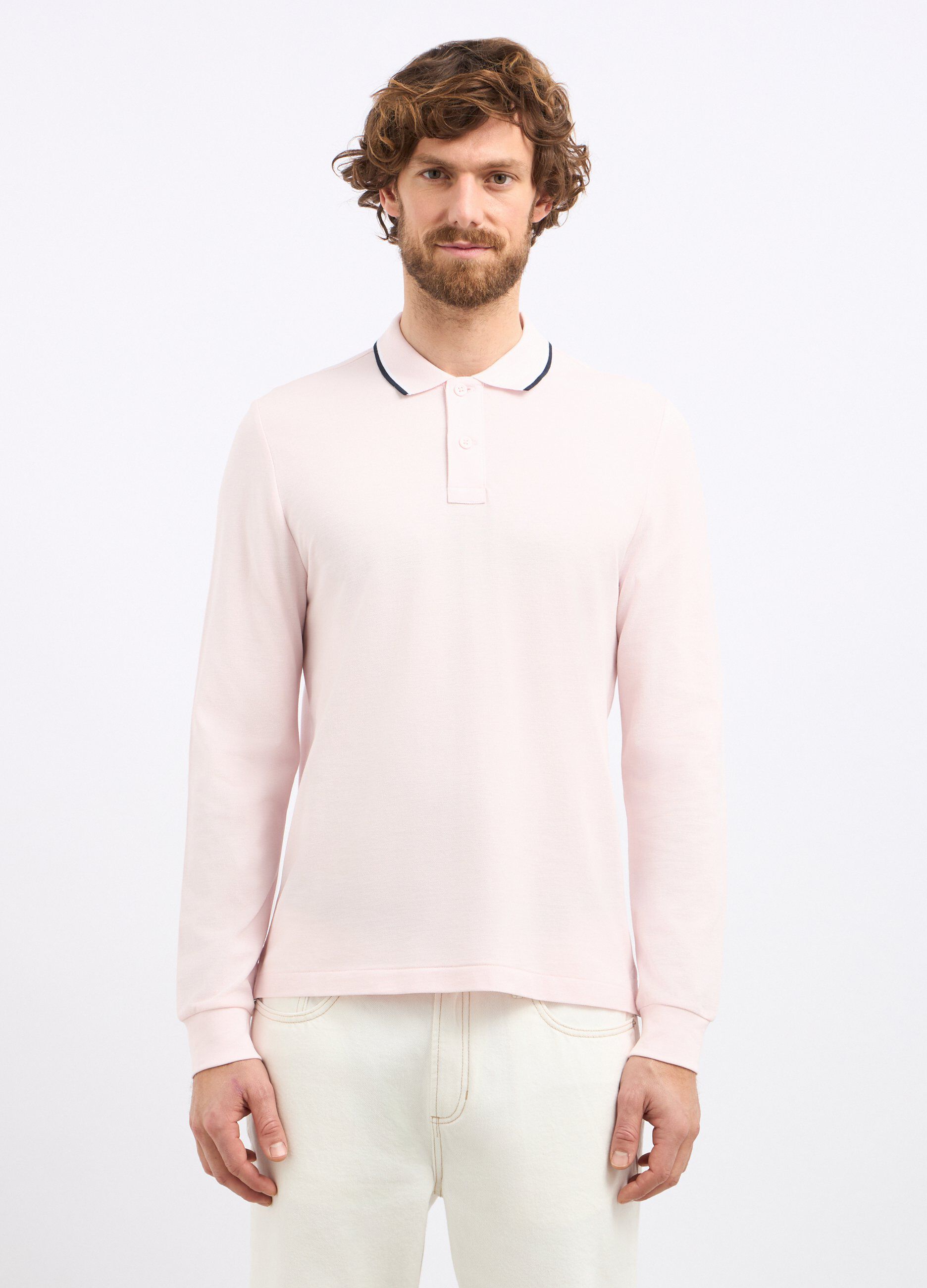 Polo in cotone piquet uomo_0