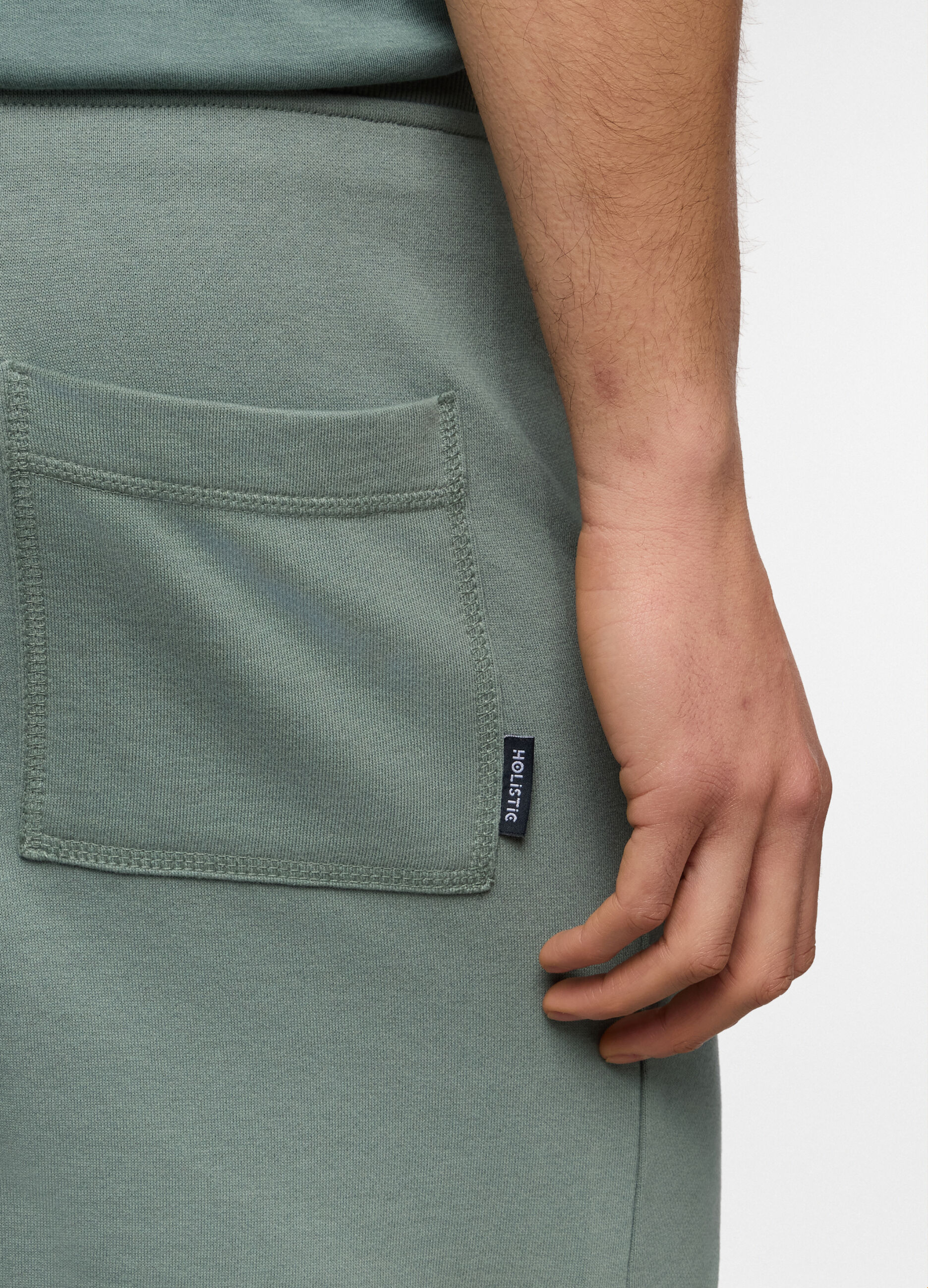Pantaloncini in felpa di cotone uomo_2
