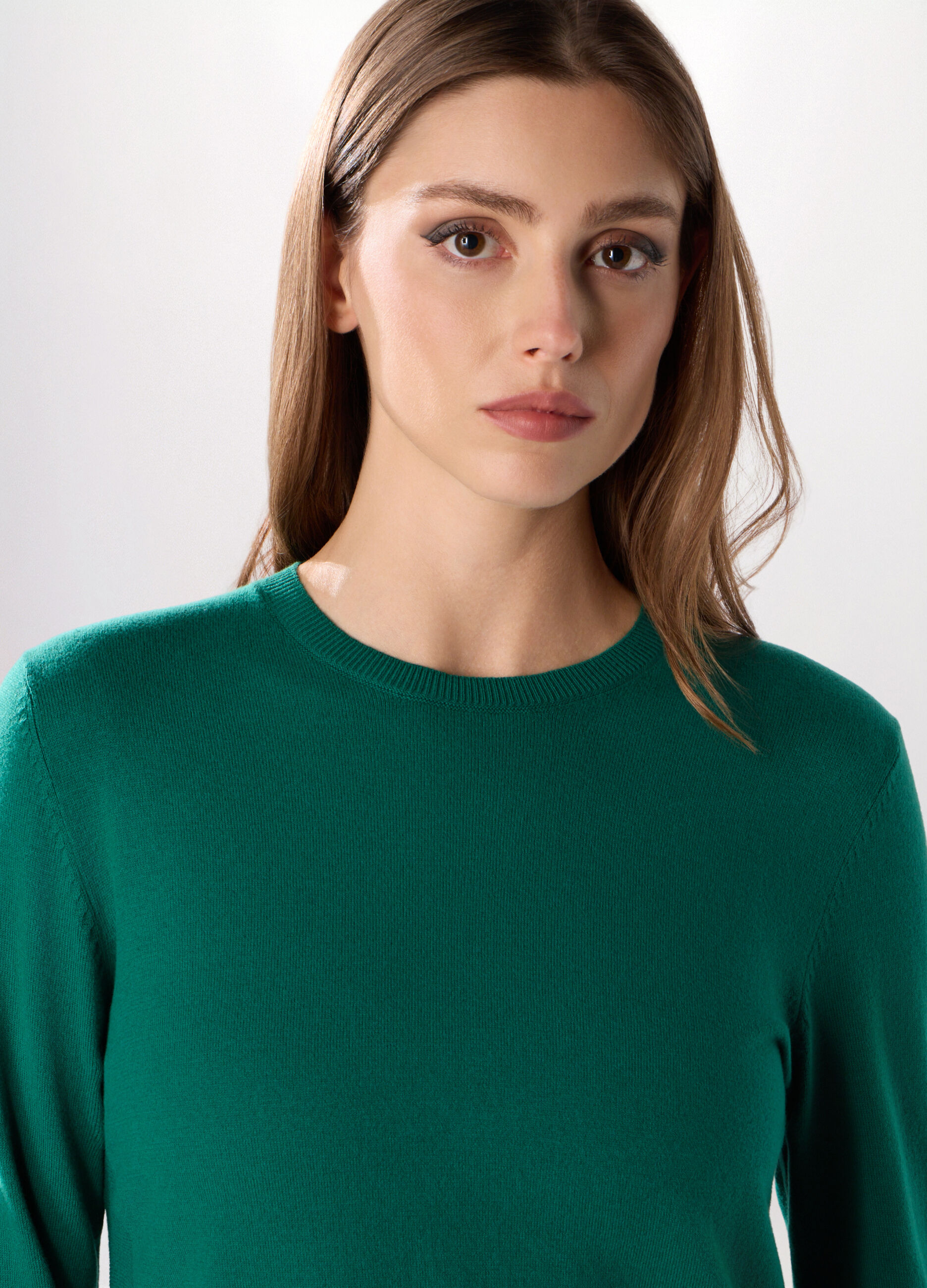 Pullover in misto cotone donna_2