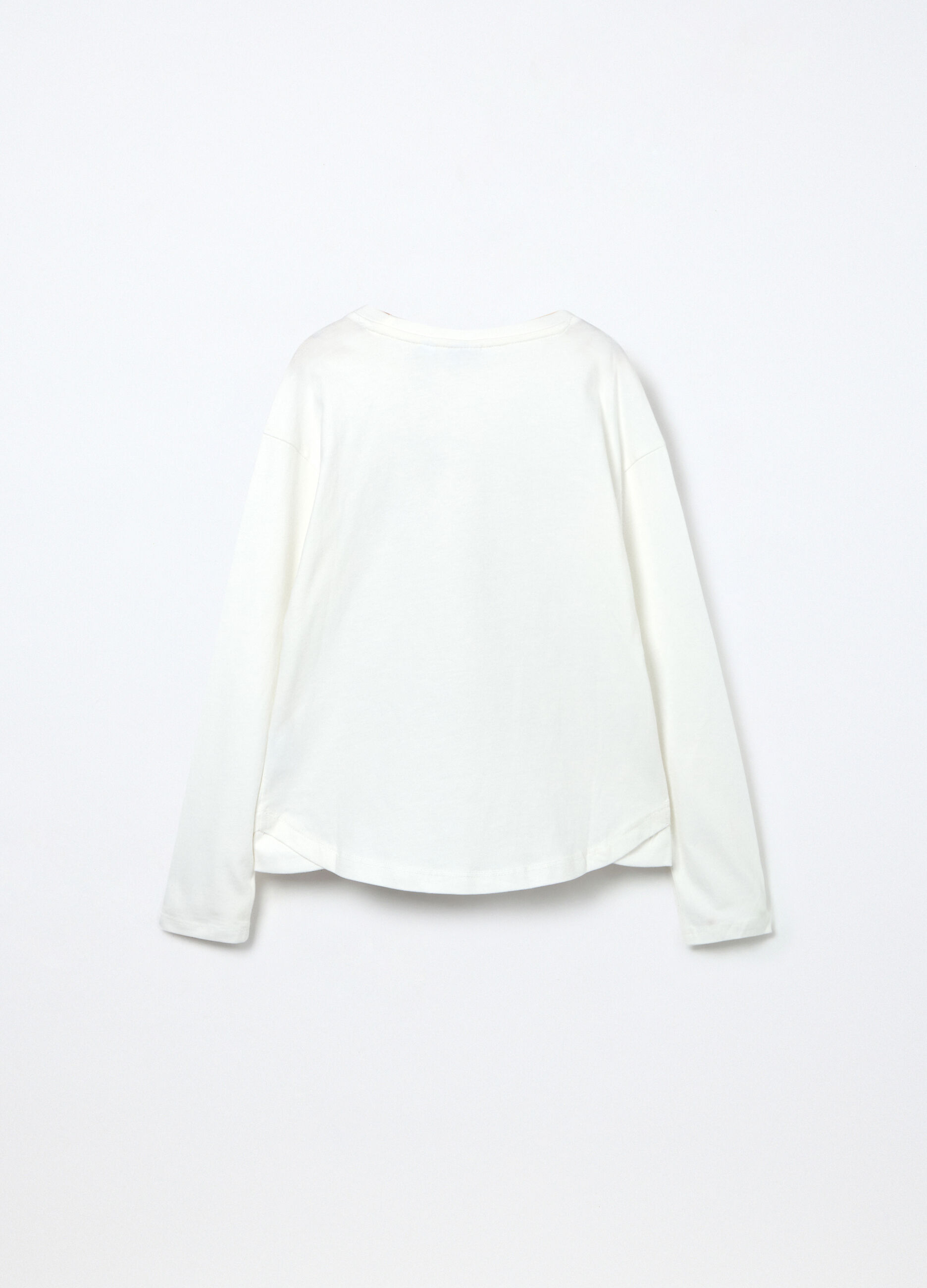 T-shirt in jersey di puro cotone ragazza_1