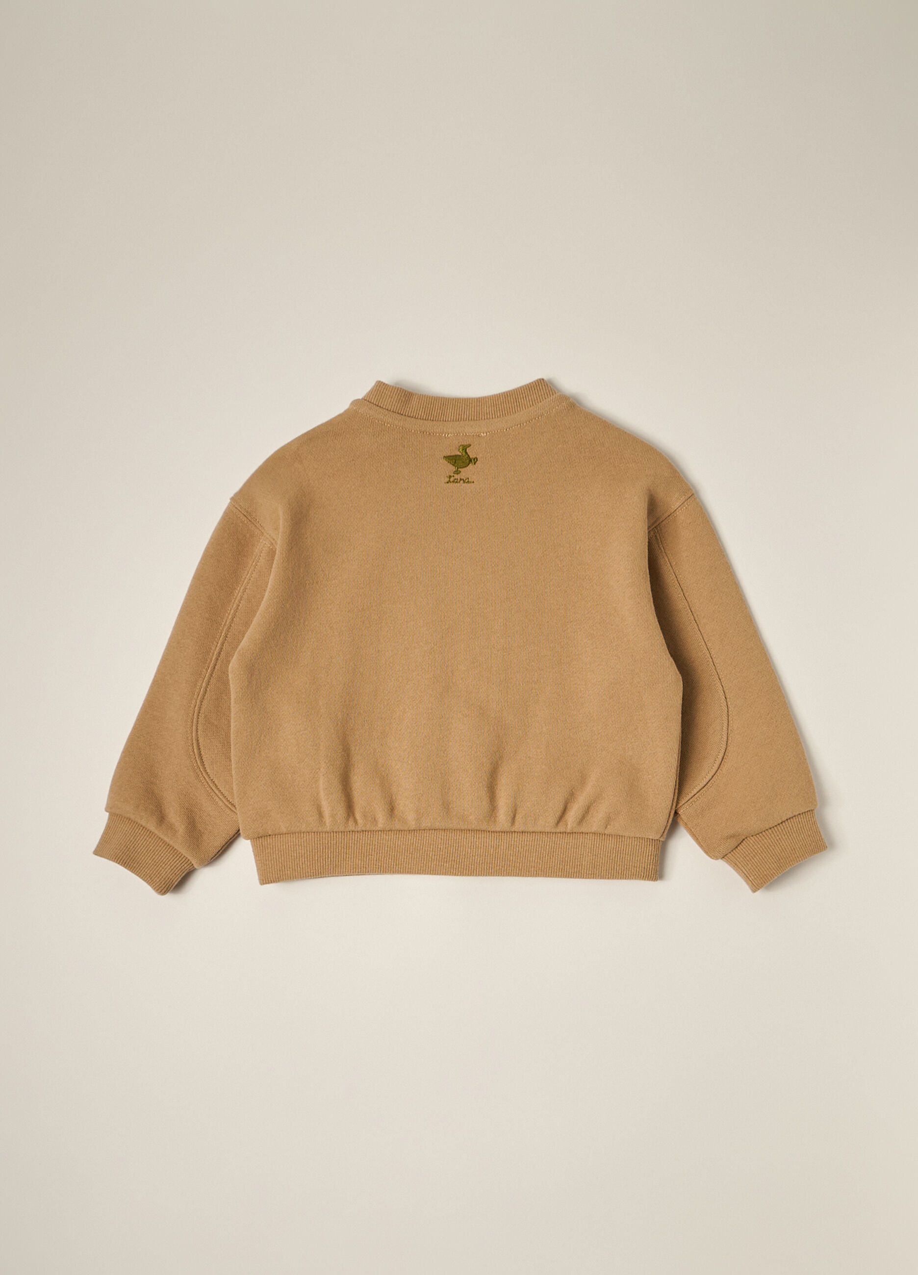 Felpa in french terry di puro cotone IANA neonato_2