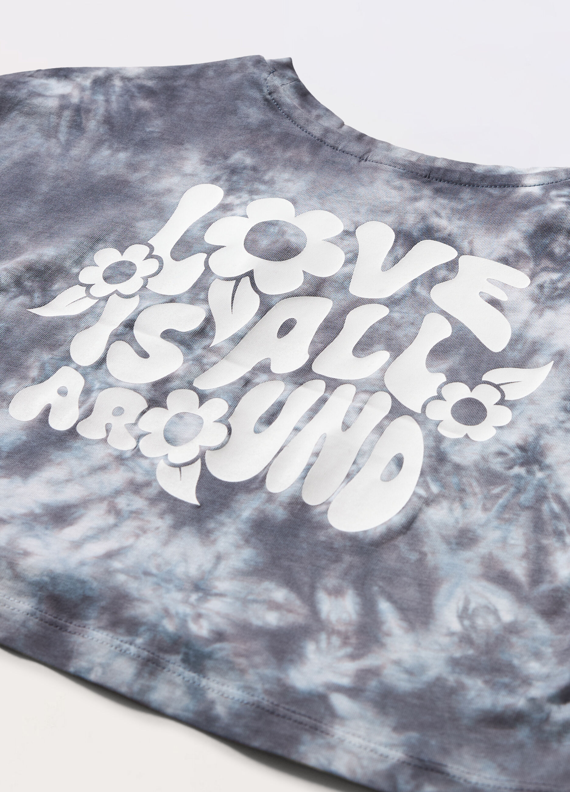 T-shirt in jersey di cotone stretch ragazza_1