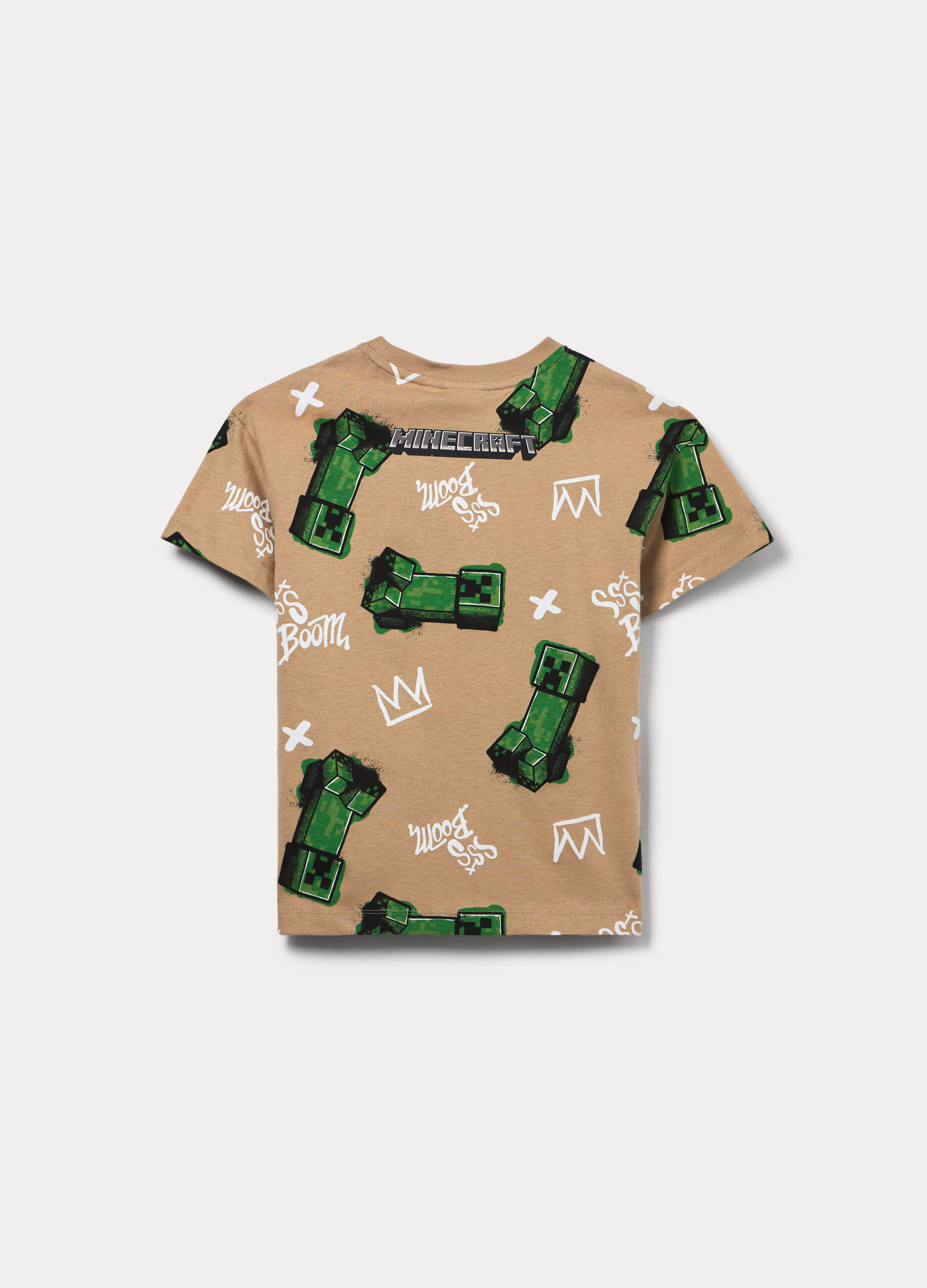 T-shirt girocollo Minecraft bambino_1