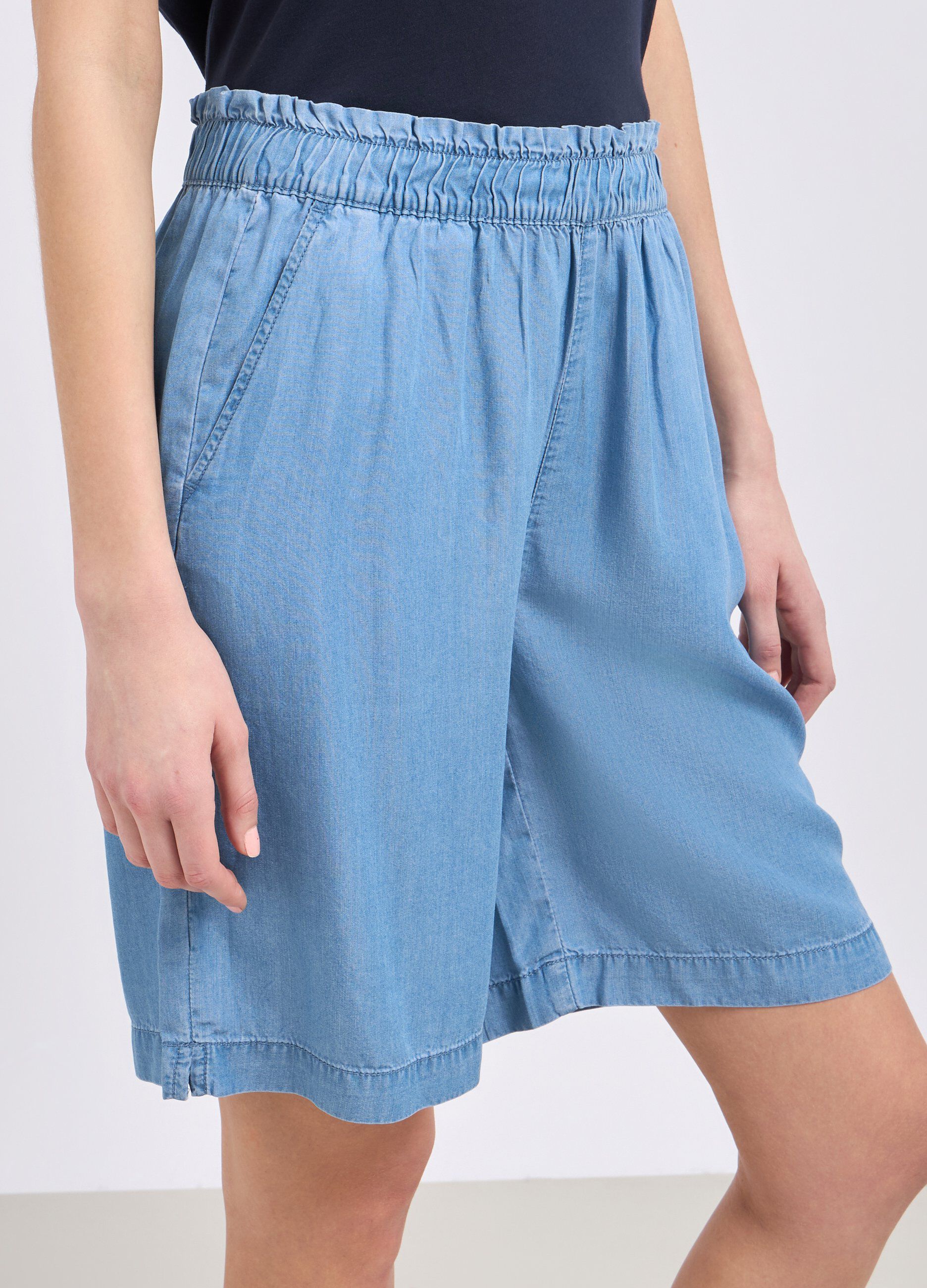 Bermuda in denim di lyocell donna_2