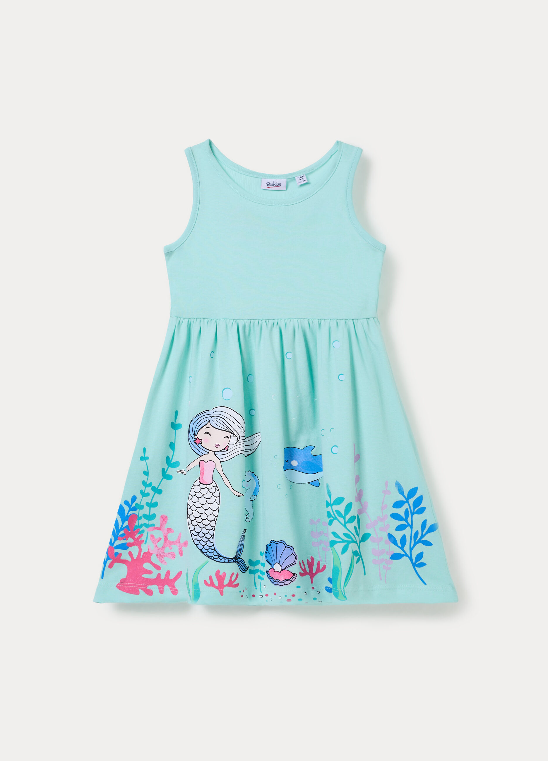 Vestito in jersey di puro cotone bambina_0