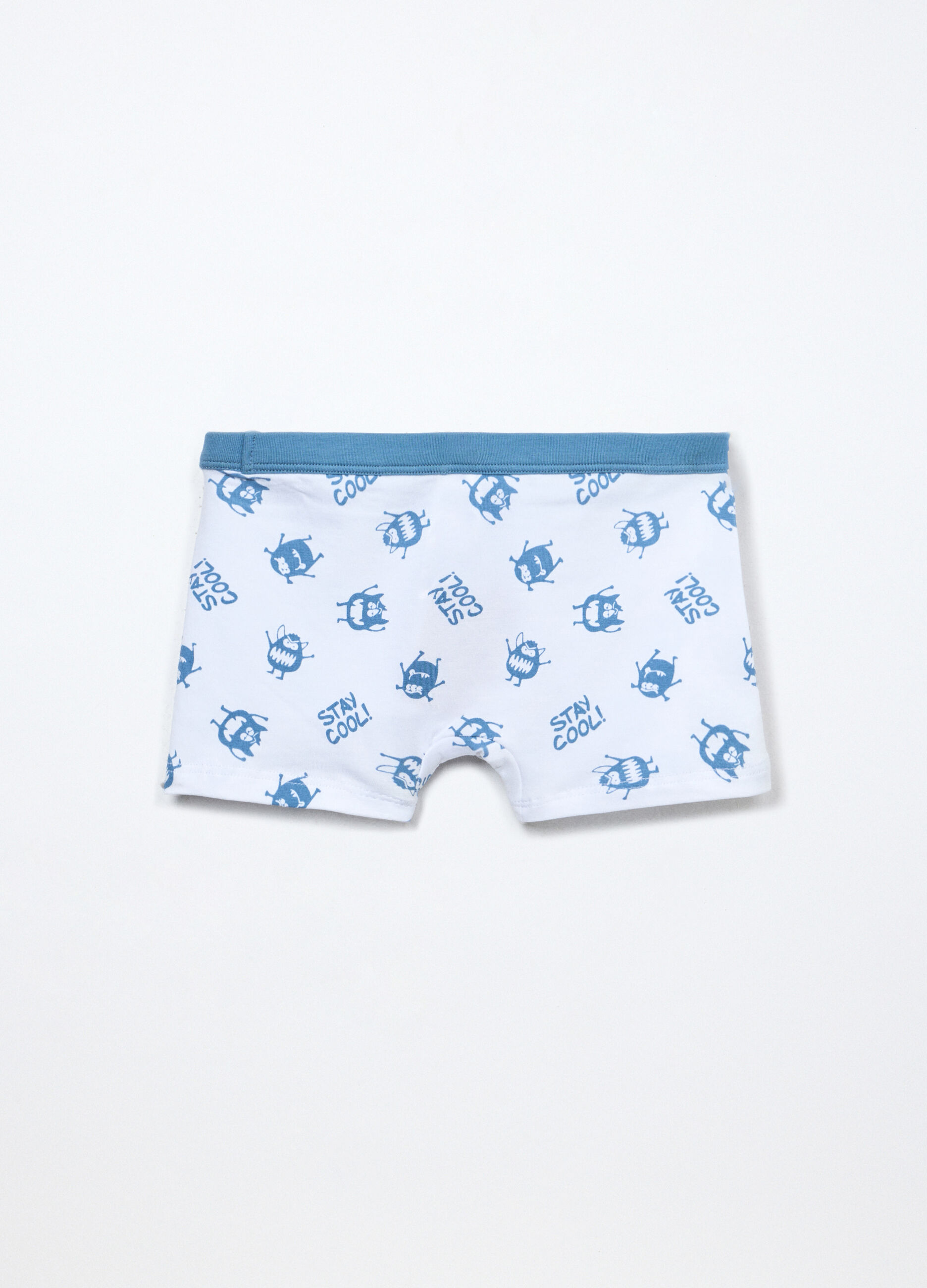 Boxer in jersey di cotone stretch bambino_1