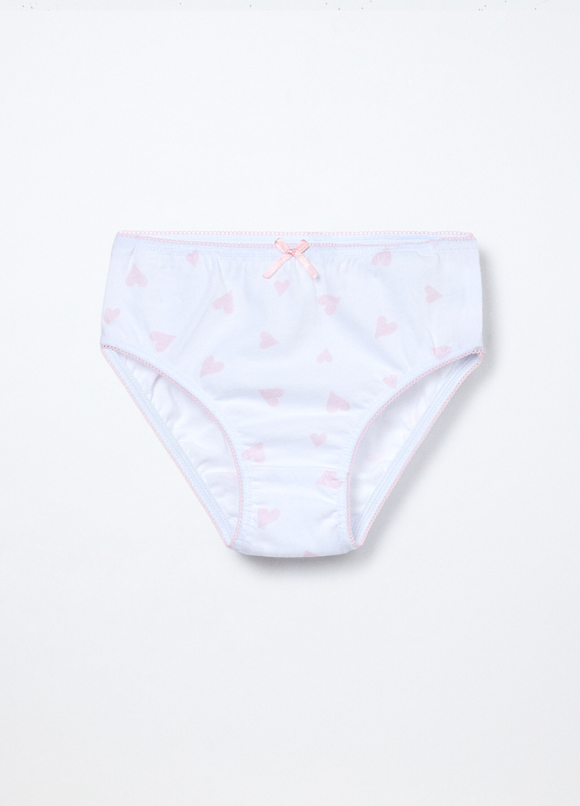 Pack 5 slip in jersey di puro cotone bambina_2
