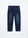 Pantaloni in denim di misto cotone bambino_0