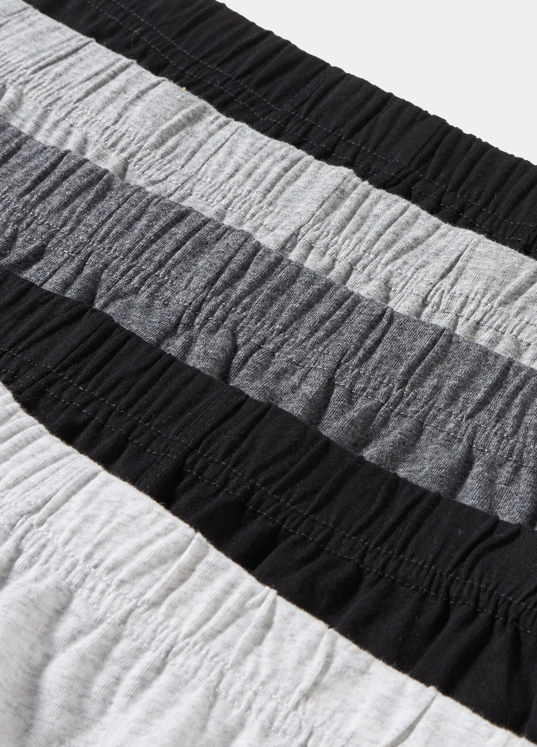 5 pack boxer in cotone melange uomo