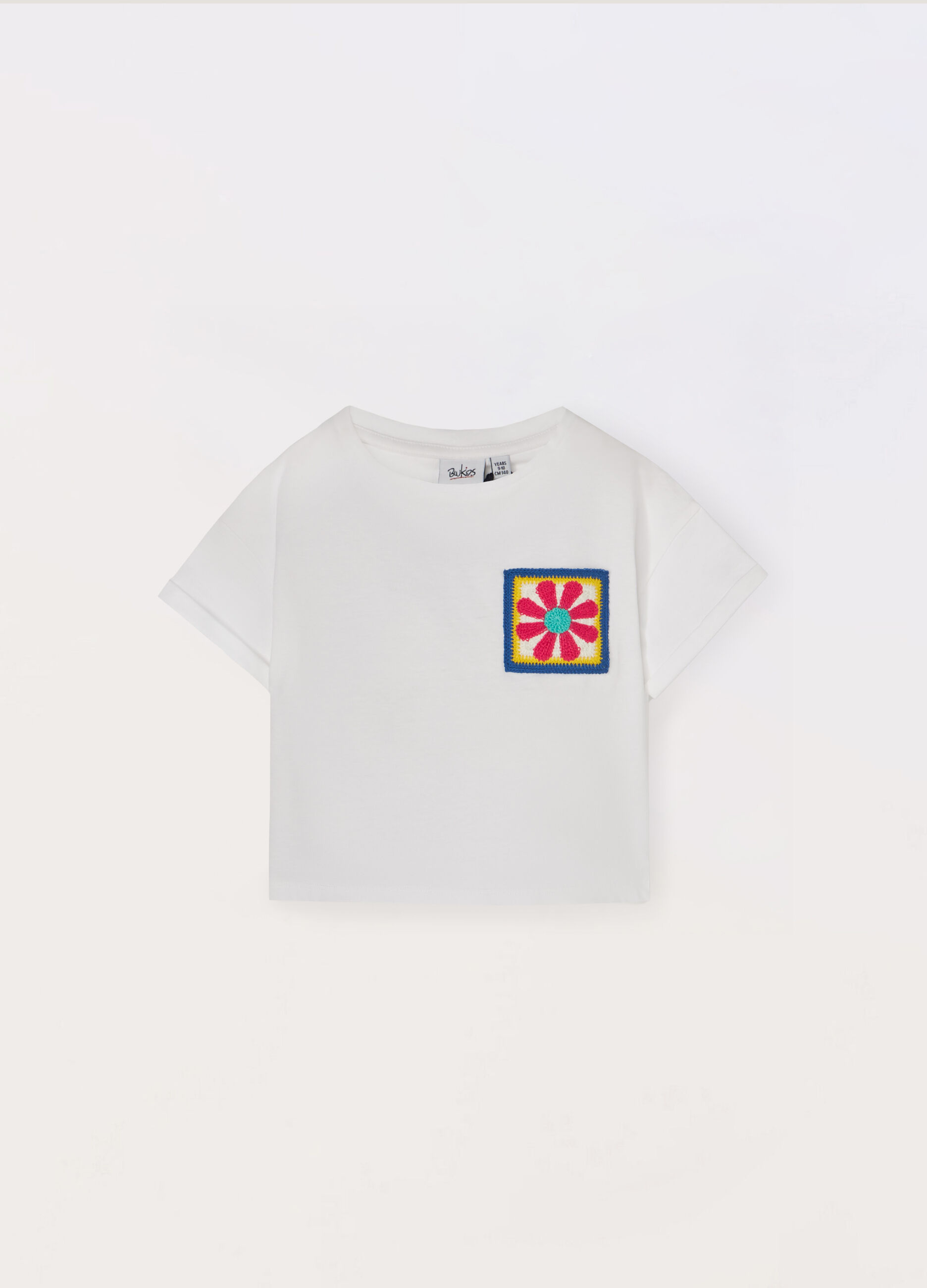 T-shirt in jersey di puro cotone ragazza_0